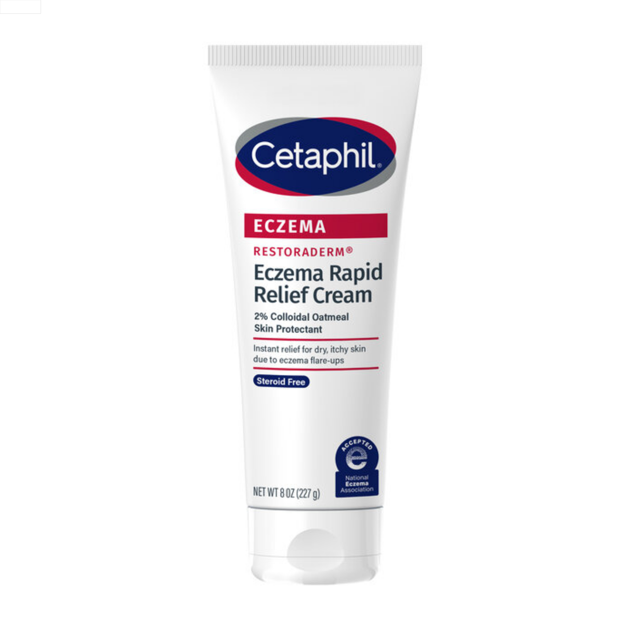 Cetaphil®, Restoraderm Flare-Up Relief Cream for Eczema-Prone Skin, Unscented, 8 fl oz
