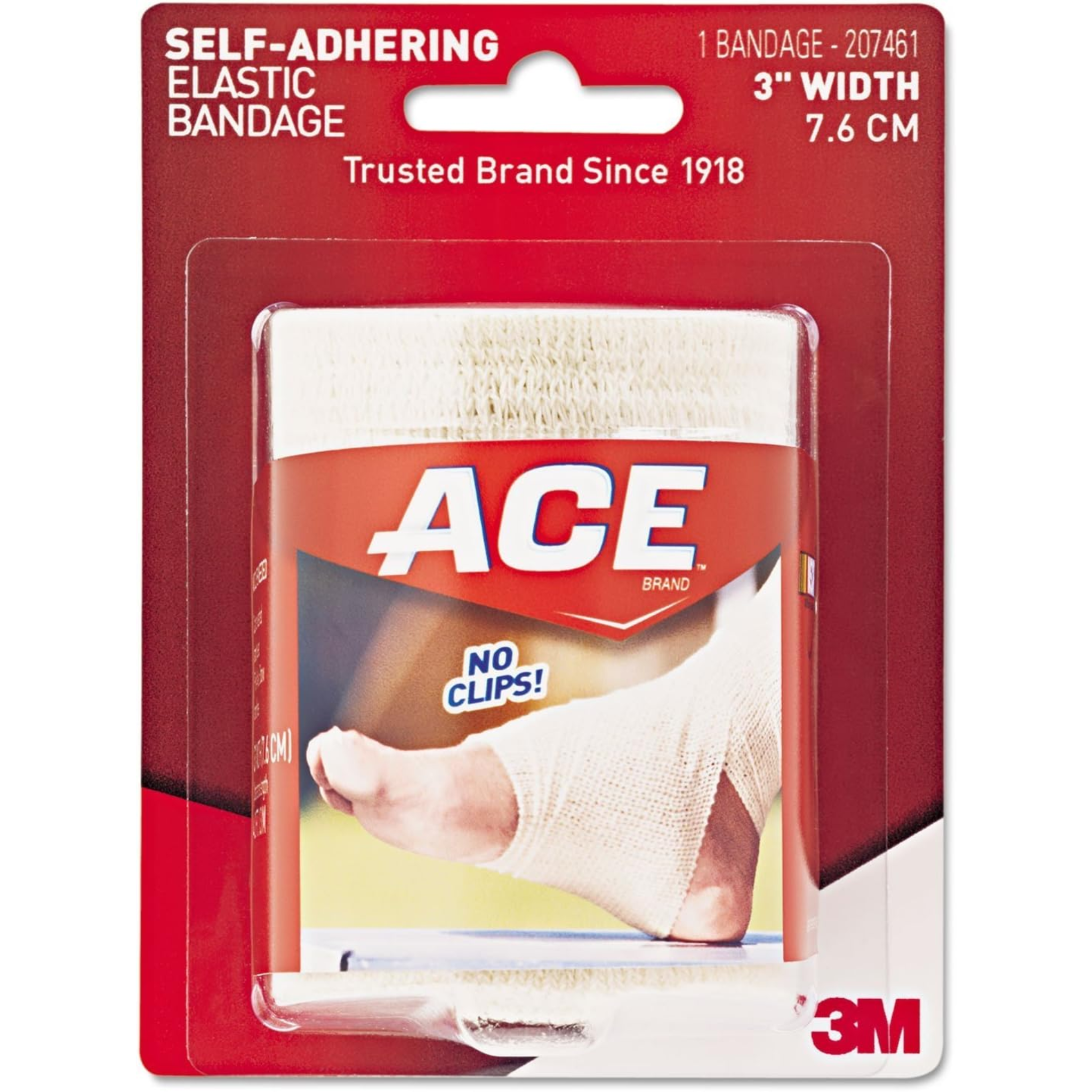 ACE, Self-Adhering Elastic Bandage, Versatile and Reliable Support for Wrapping and Securing, 3 Inches