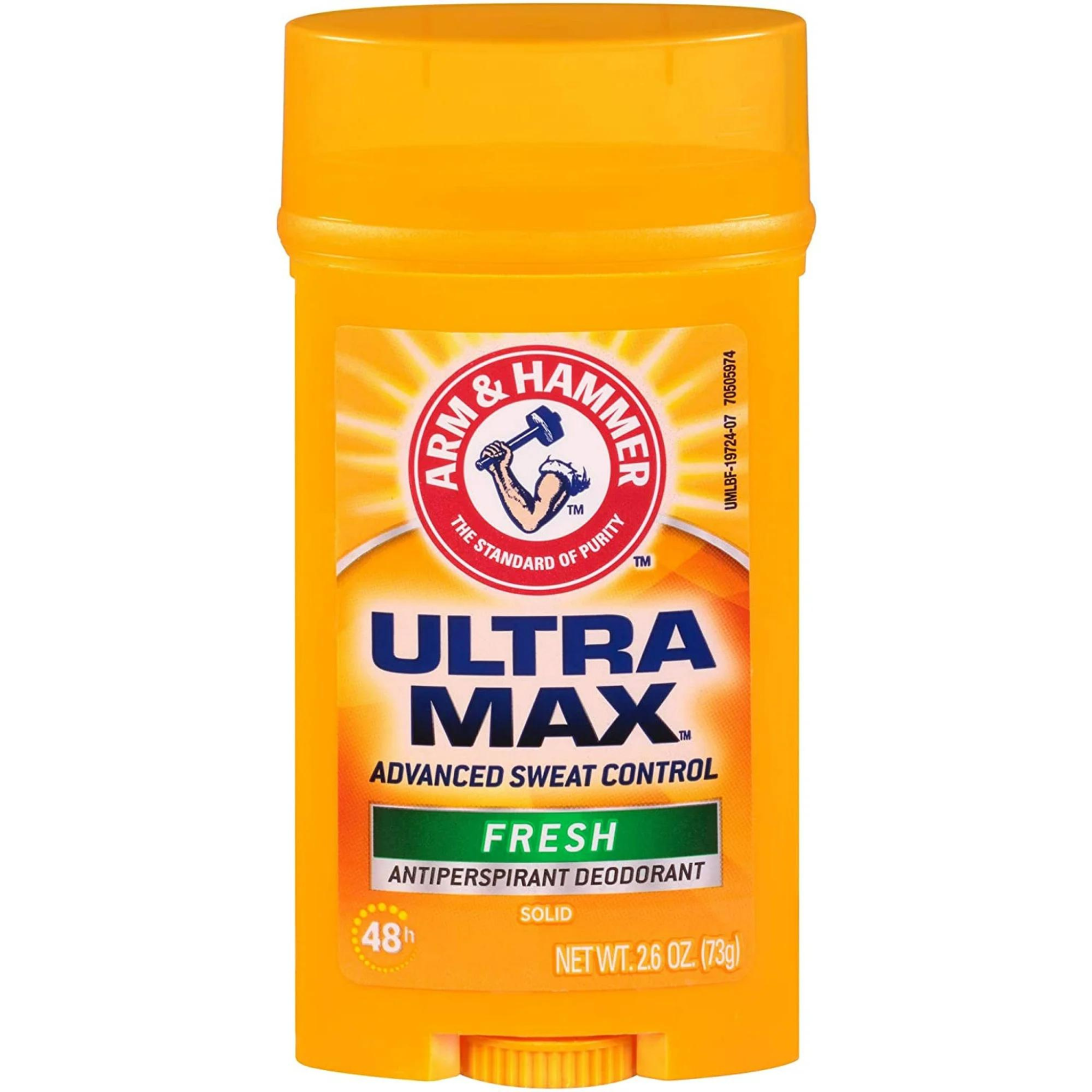 ARM & HAMMER ULTRA MAX Deodorant- Fresh- Solid Wide Stick - 2.6oz