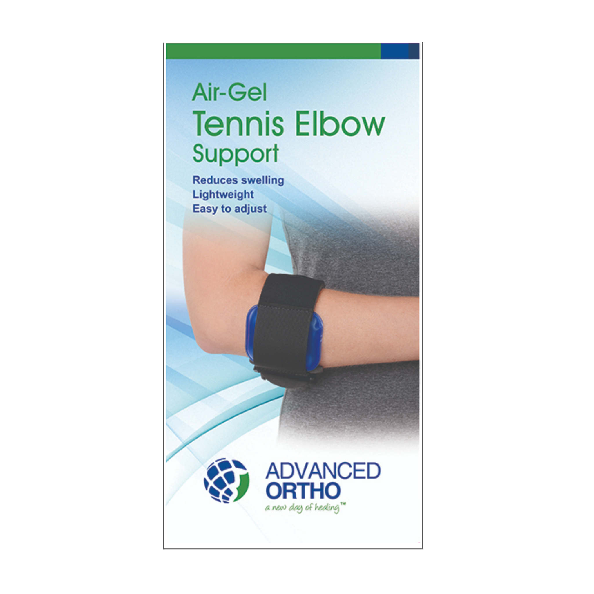 Advanced Orthopaedics, Air Gel Tennis Elbow System, Universal, Adjustable Support for Targeted Relief
