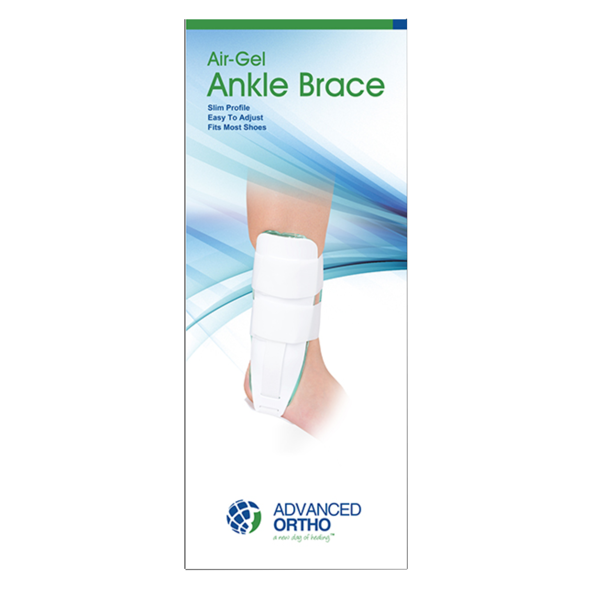Advanced Orthopaedics, Air Gel Ankle Brace, Universal Fit, Adjustable Support for Stability & Recovery