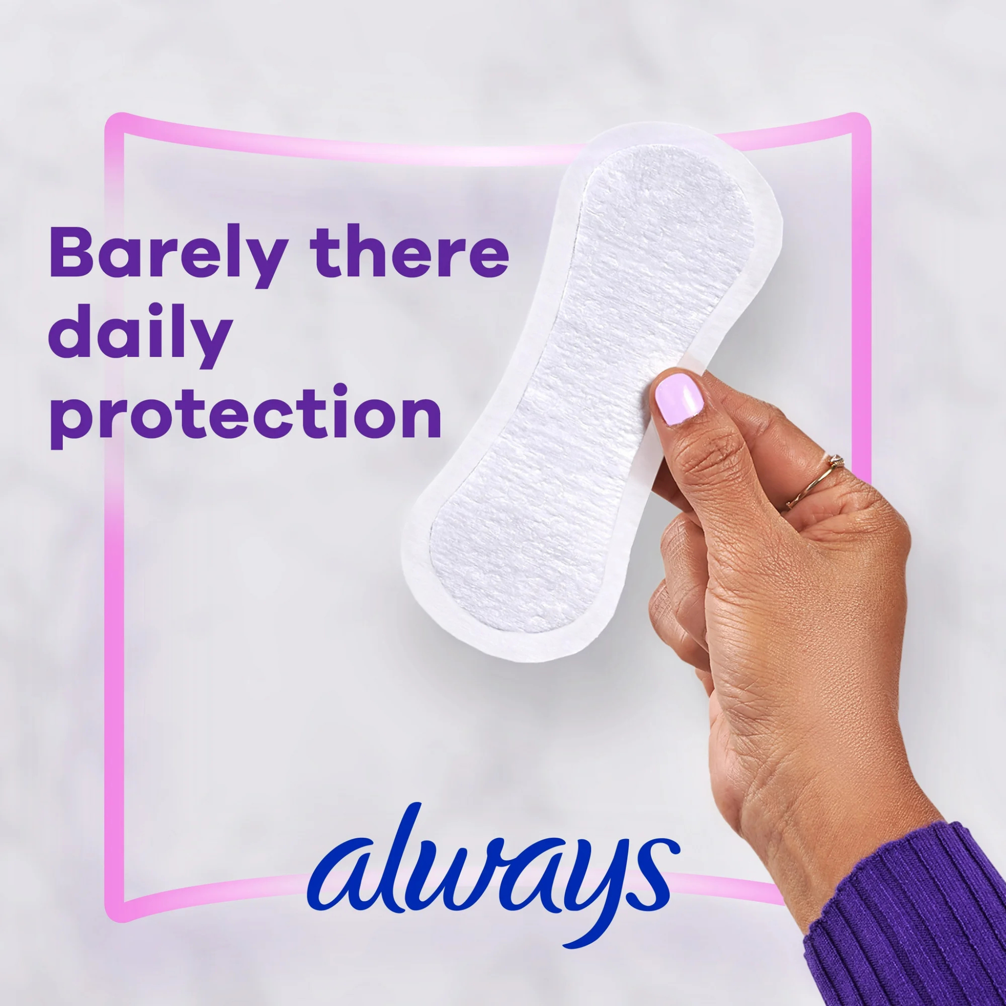 Always Thin Daily Panty Liners, Regular, 20 each