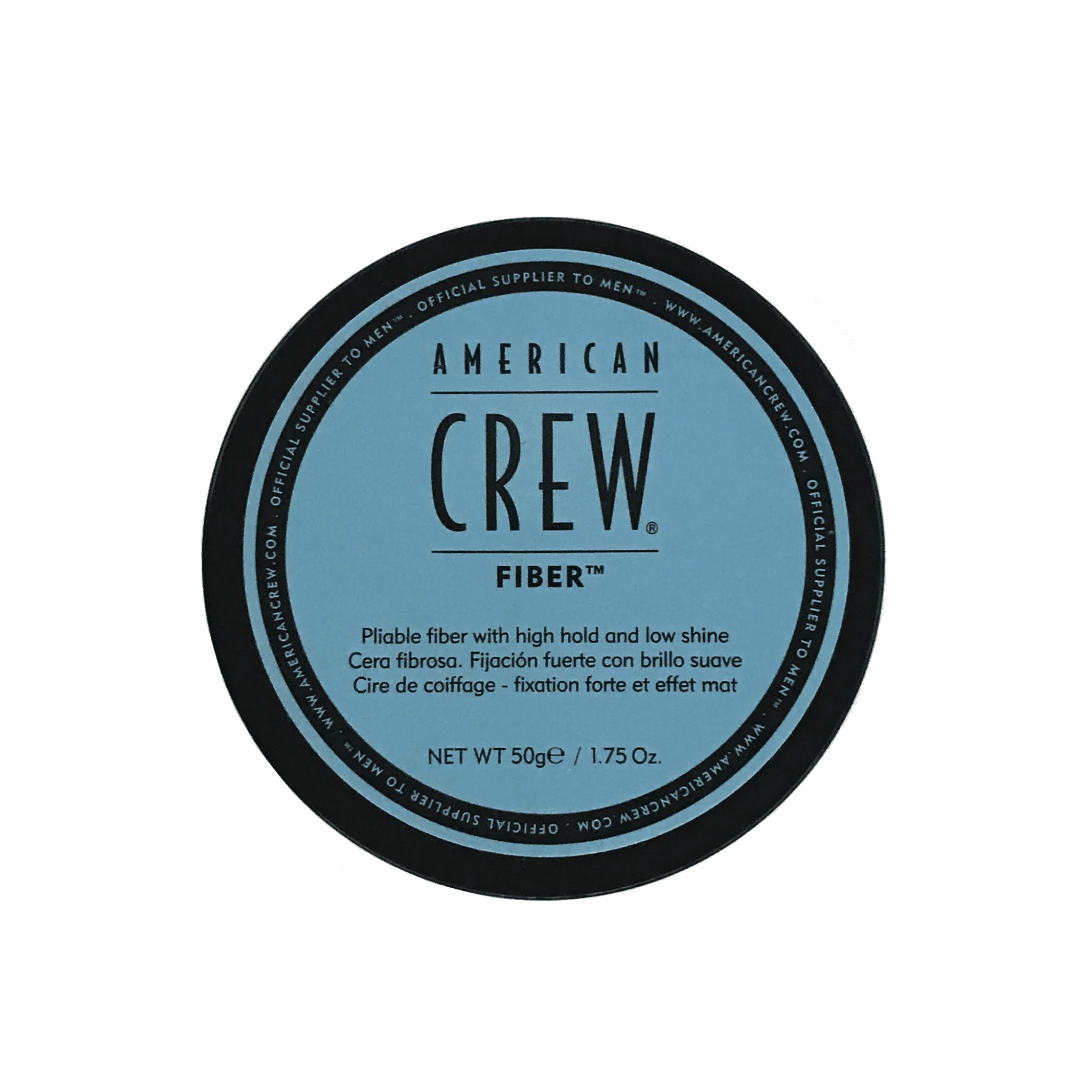 American Crew, Fiber High Hold Low Shine, Texturizing and Sculpting for Strong Style, 1.75 Ounce
