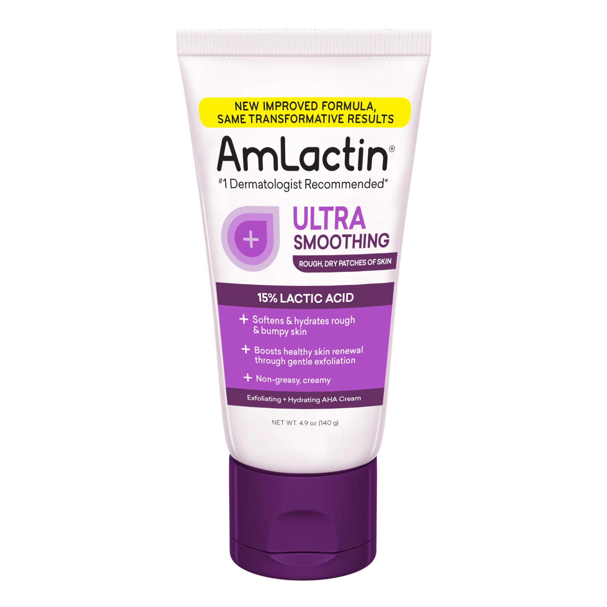AmLactin®, Ultra Smoothing Cream, Intensely Hydrating & Exfoliating Moisturizer for Body, 4.9 oz - Pharmaful