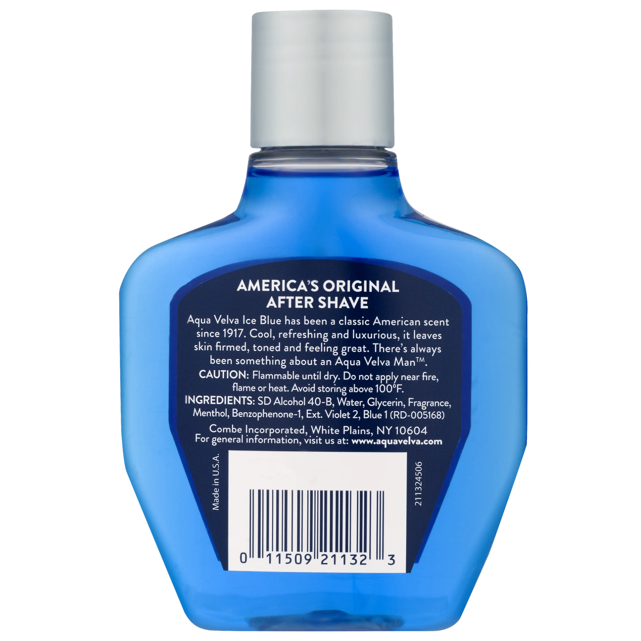 Aqua Velva, Classic Ice Blue After Shave, Refreshing and Soothing Post-Shave Care, 3.5 oz