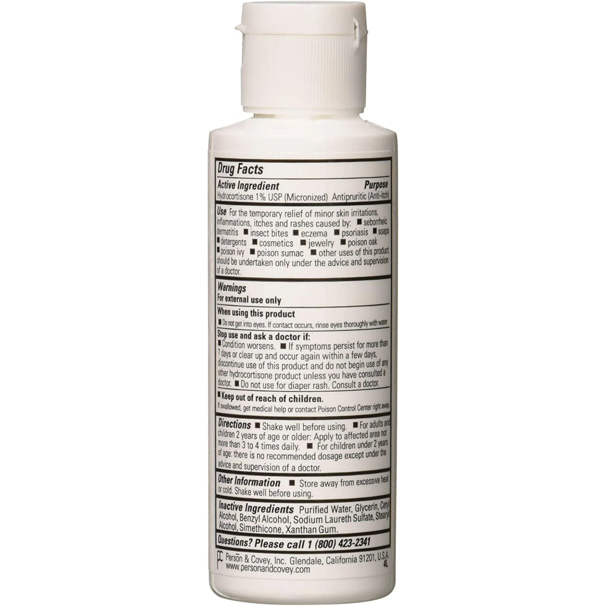 Aquanil HC, Body Lotion, Moisturizing and Soothing Relief for Dry Skin, 4 Oz