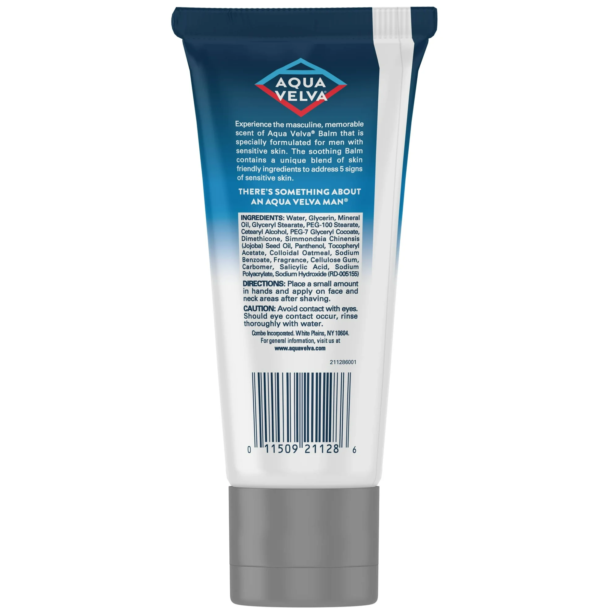 Aqua Velva, Sensitive 5-in-1 After Shave Balm, Lightly Scented with All-Day Moisture, 3.3 fl oz