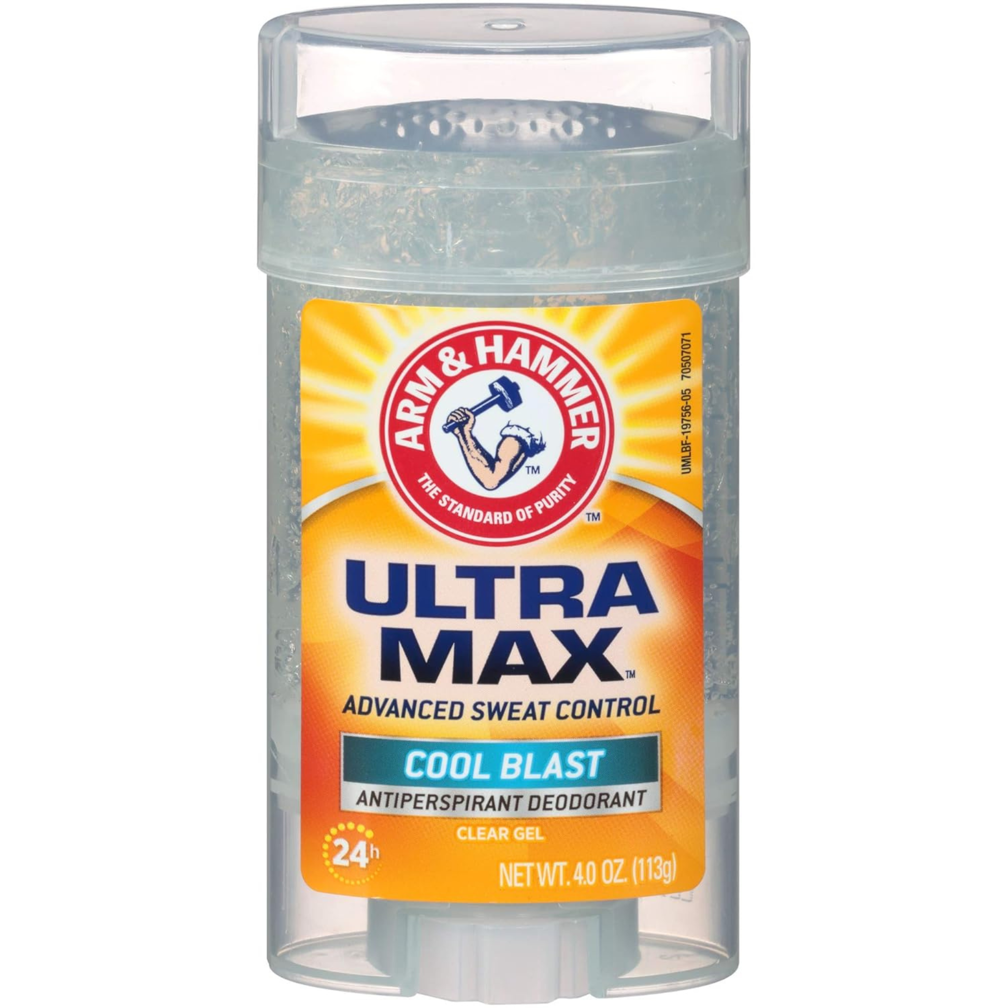 Arm & Hammer Ultra MAX Deodorant, Cool Blast, Gel, Made with Natural Deodorizers, 4 Oz - Pharmaful