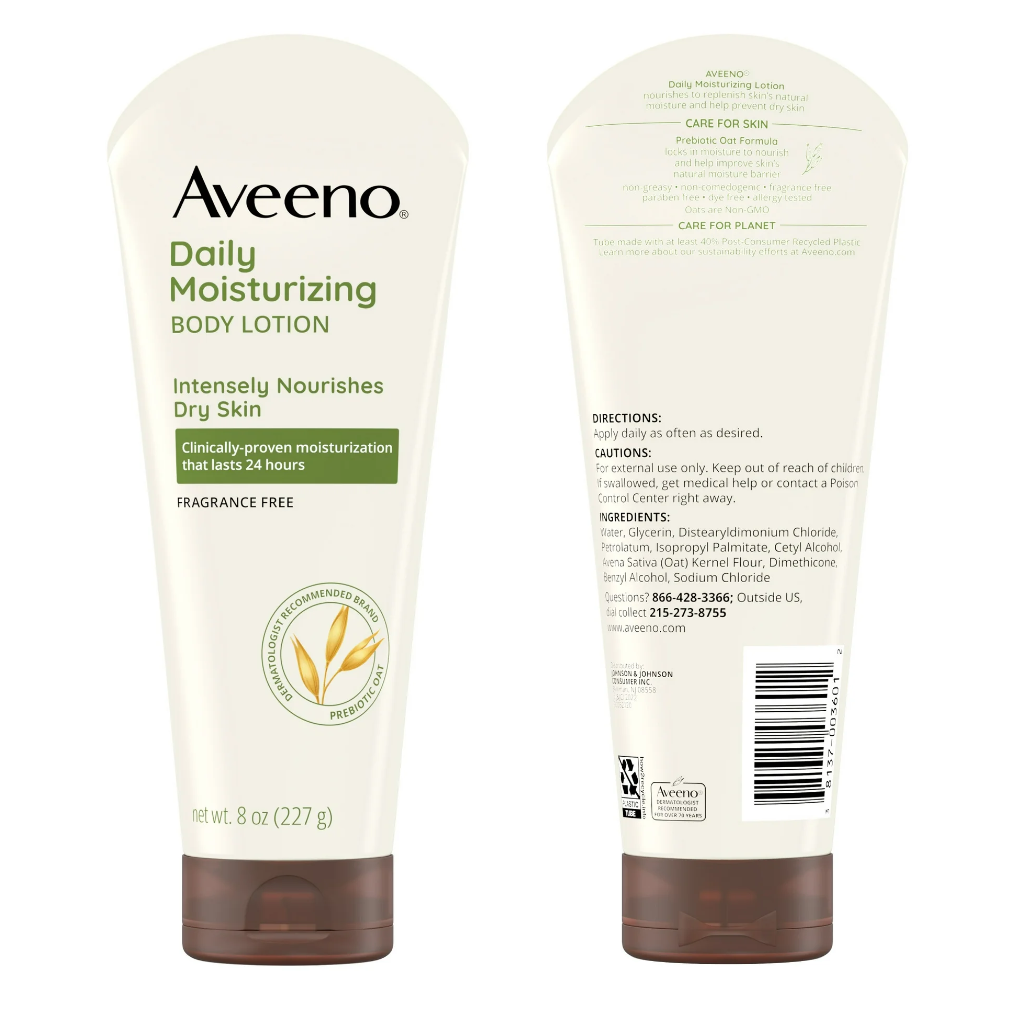 Aveeno®, Daily Moisturizing Body Lotion with Oat for Dry Skin, 8 fl oz - Pharmaful
