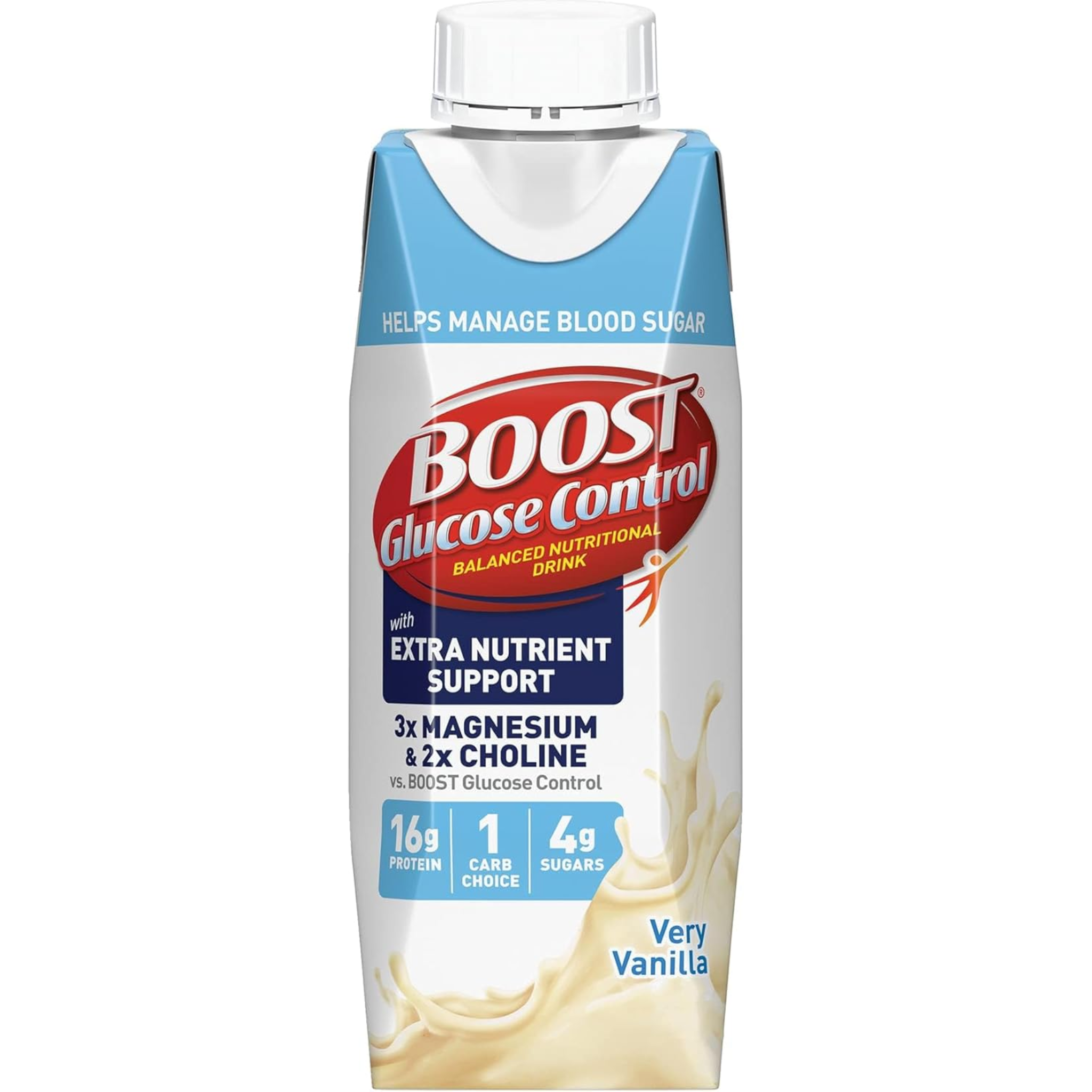 How Many Boost Glucose Control Can I Drink A Day BOOST Glucose Control® Ready-to-Drink Nutritional Drink, Very Vanilla,