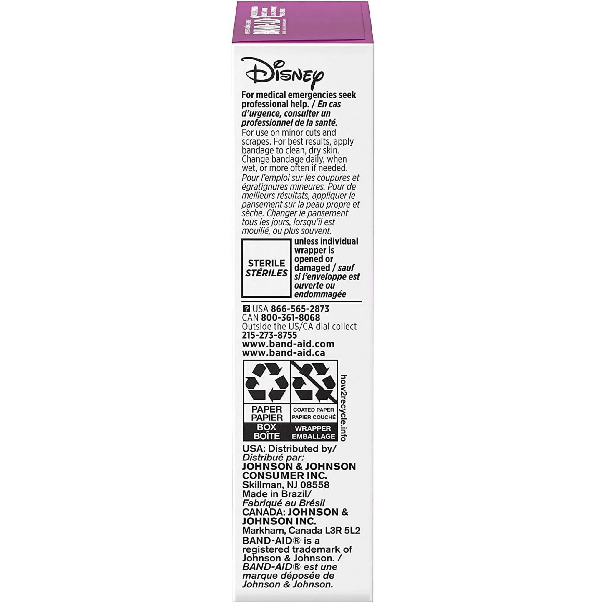 Band-Aid, Disney Frozen Adhesive Bandages, Fun Designs for Kids, Assorted Sizes, 20 Count