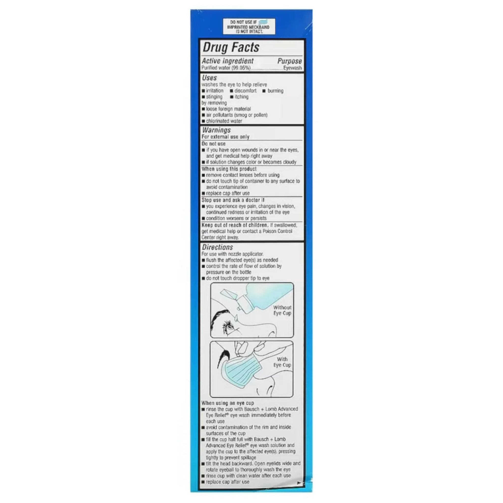 Bausch & Lomb Advanced Eye Relief Eye Wash 4 fl oz Each