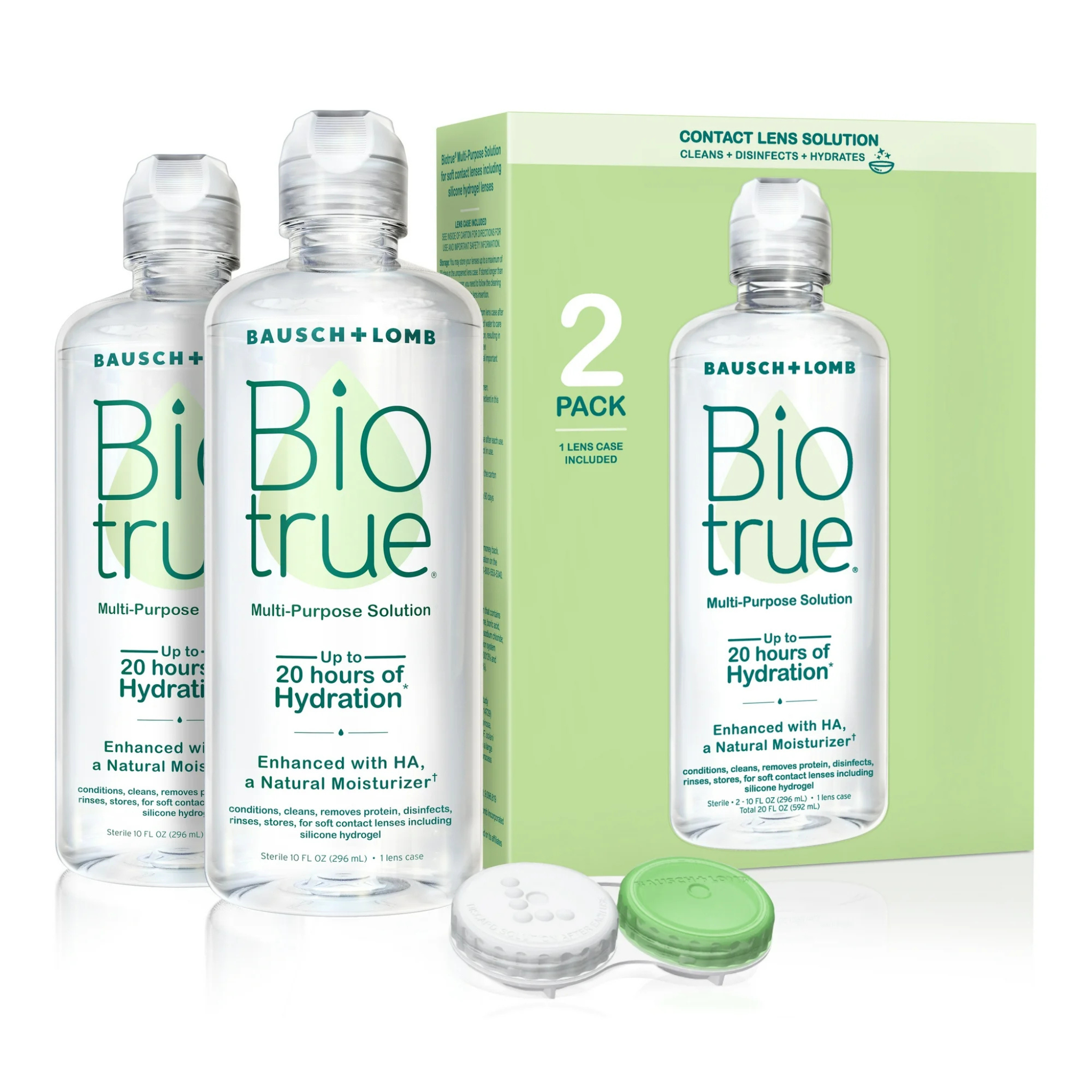 Bausch & Lomb Biotrue For Soft Contact Lenses Multi-Purpose Solution, 10 oz, 2 ct