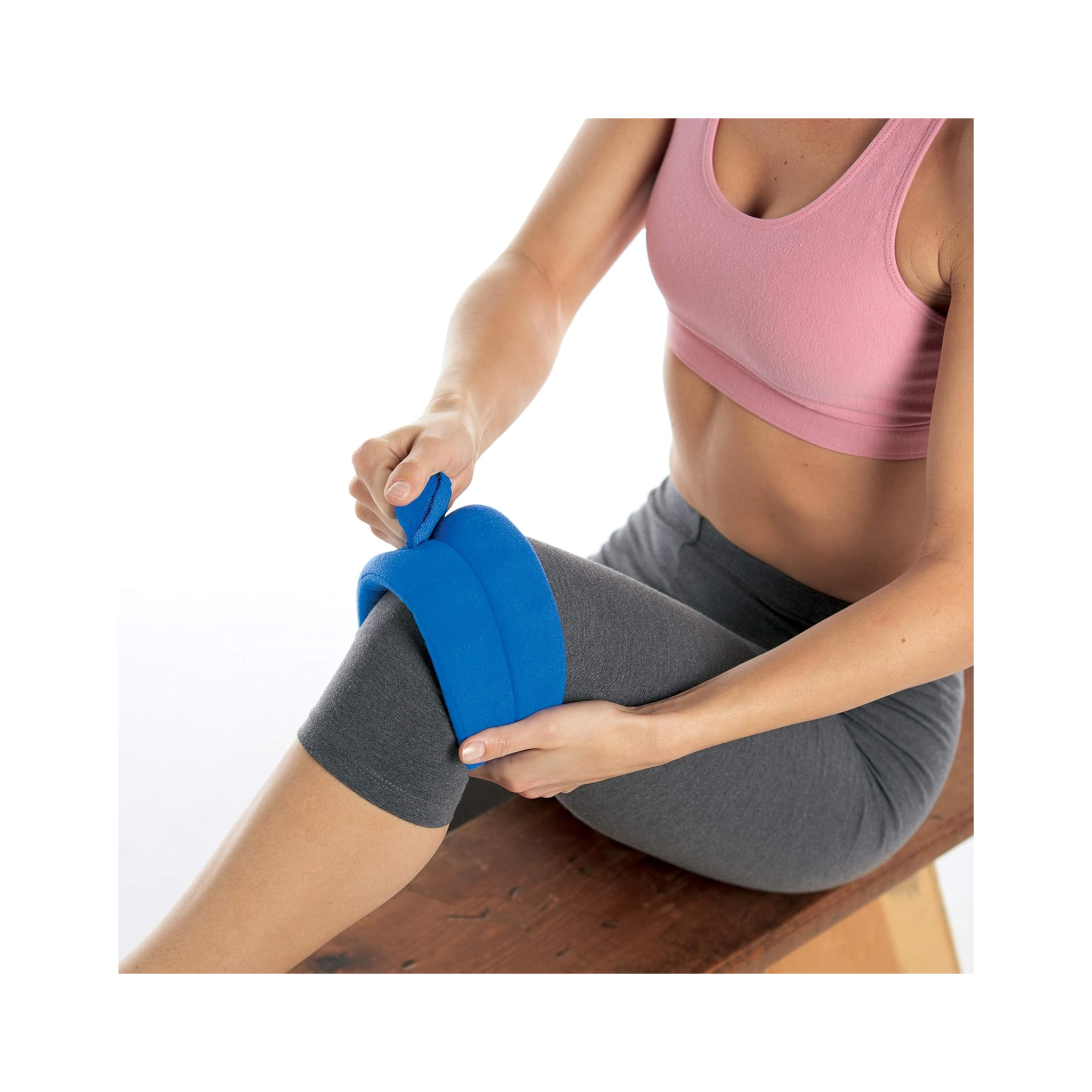 Bed Buddy, Small Joint Wraps, Reusable Hot & Cold Therapy for Sprains & Arthritis Pain, Blue