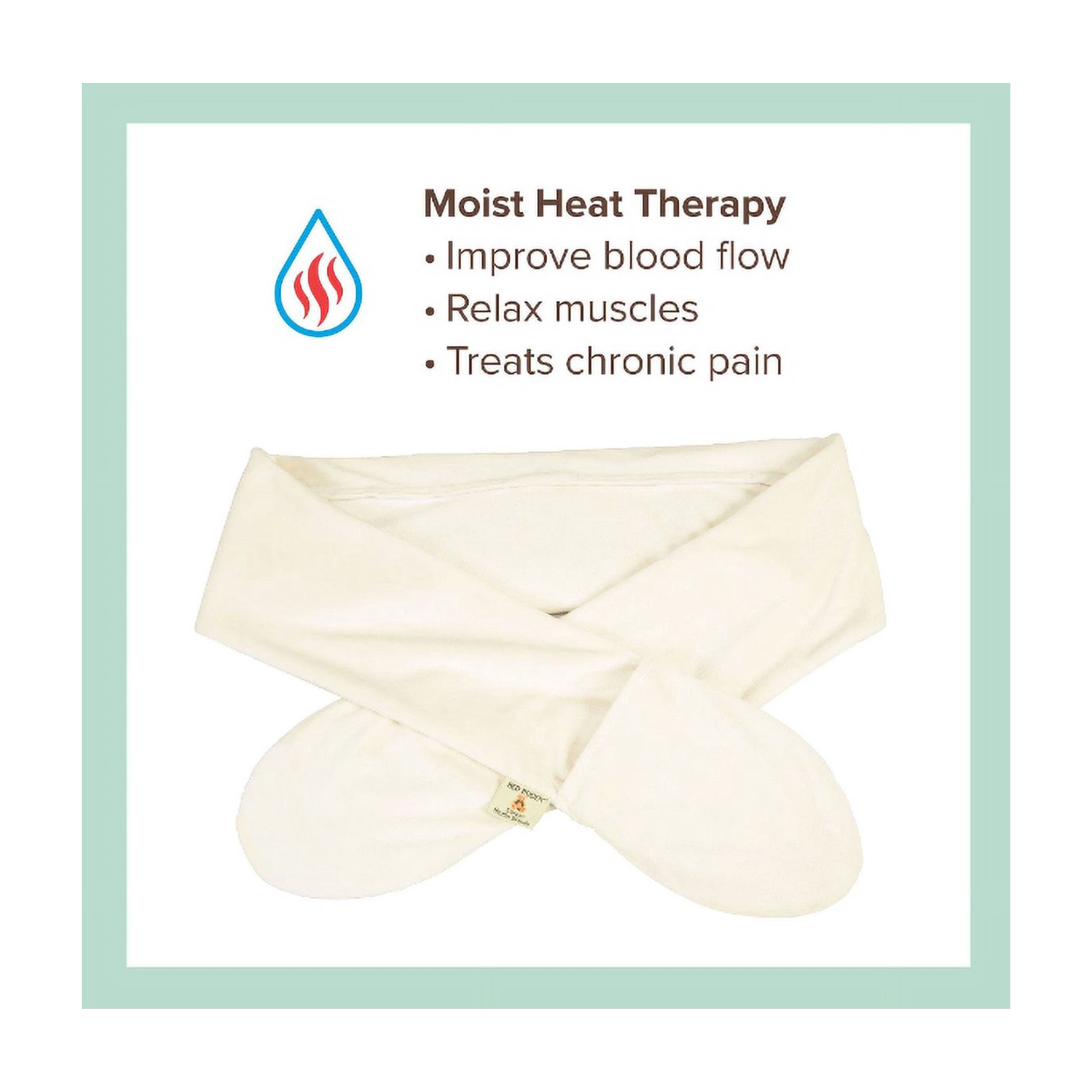 Bed Buddy, Herbal Naturals Neck & Hand Wrap, Reusable Thermatherapy for Soothing Relief, White