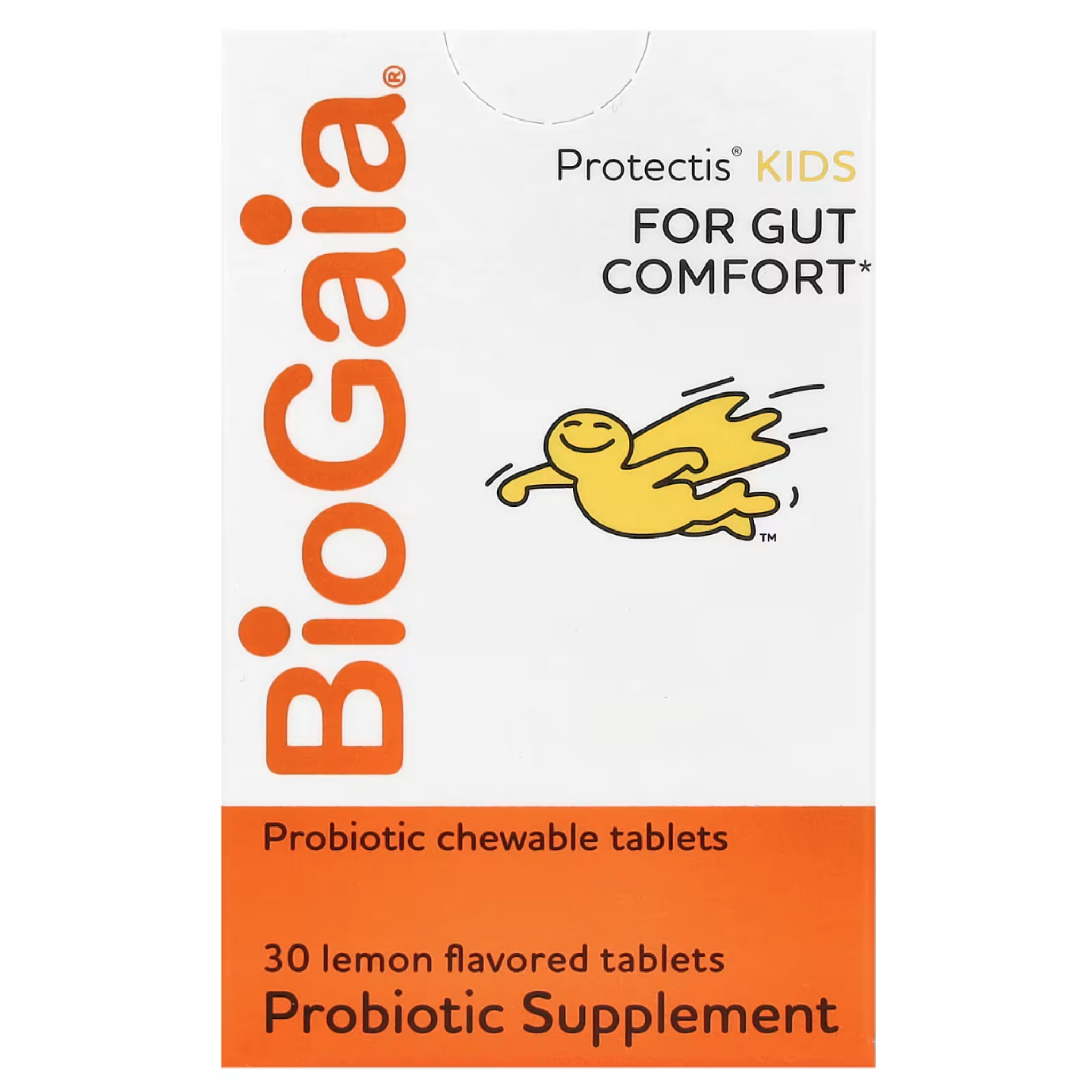 BioGaia, Protectis Kids, For Gut Comfort, Lemon, 30 Probiotic Chewable Tablets