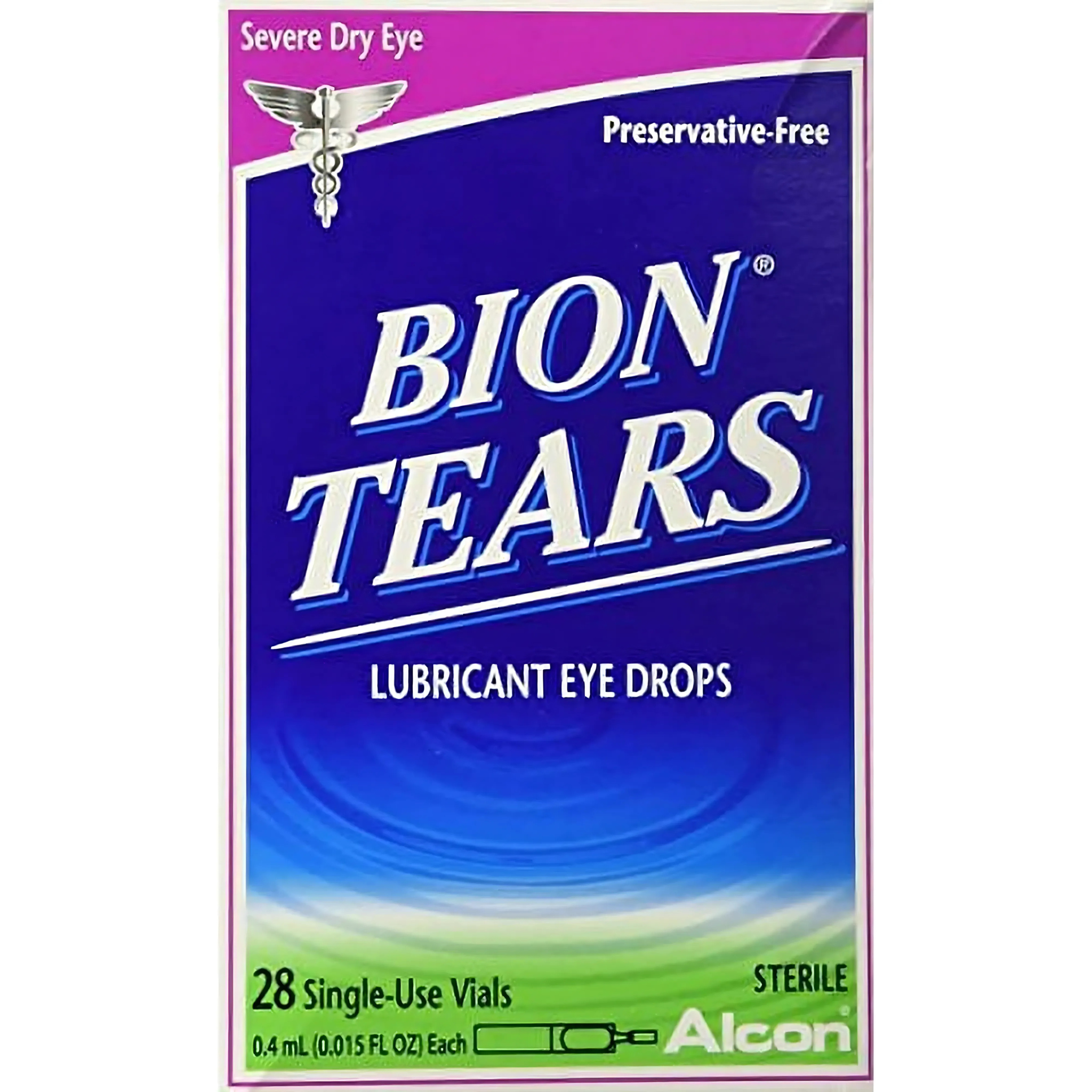 Bion Tears Lubricant Eye Drops, Single-Use Vials - 28 Count