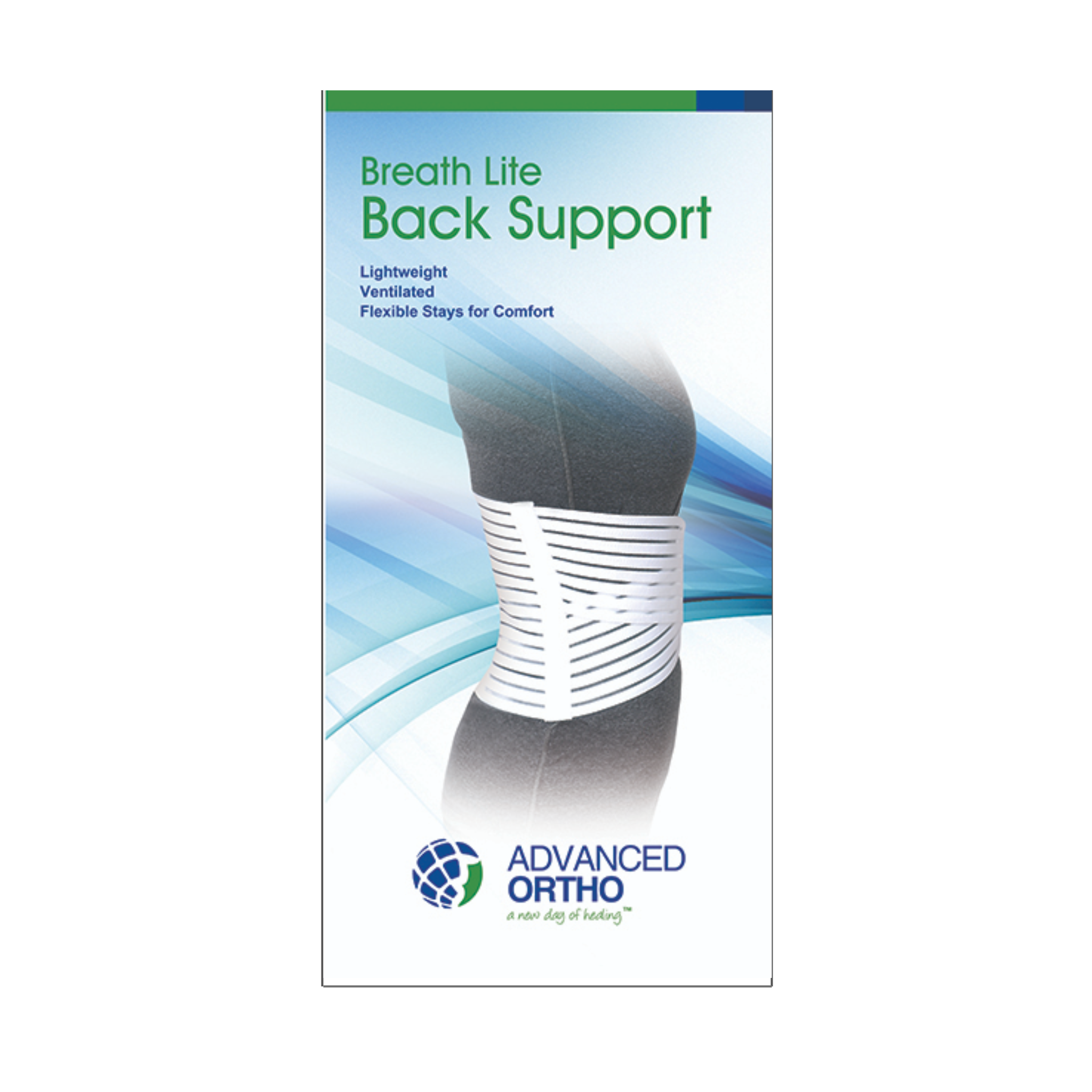 Advanced Orthopaedics, Breathe Lite Back Support, Extra Large, Lightweight & Adjustable Brace for Comfort & Stability