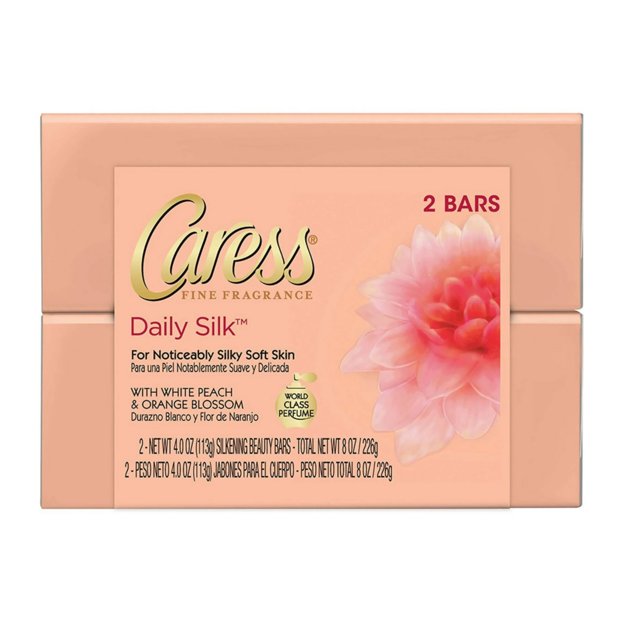 Caress, Daily Silk Beauty Bar, Silky Soft Skin, 4 oz, 2 Bars - Pharmaful