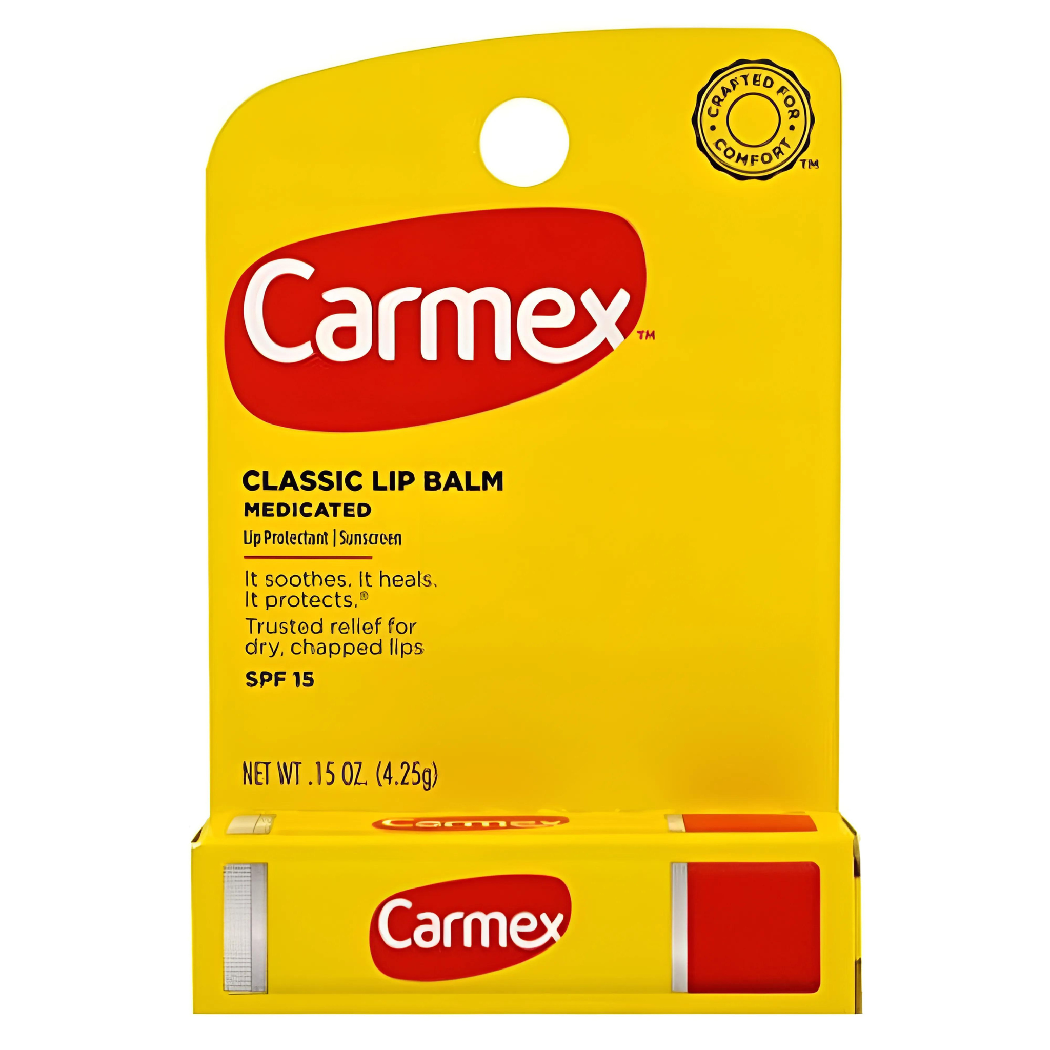 Carmex Moisturizing Lip Balm, SPF 15, Click Stick - .15 oz