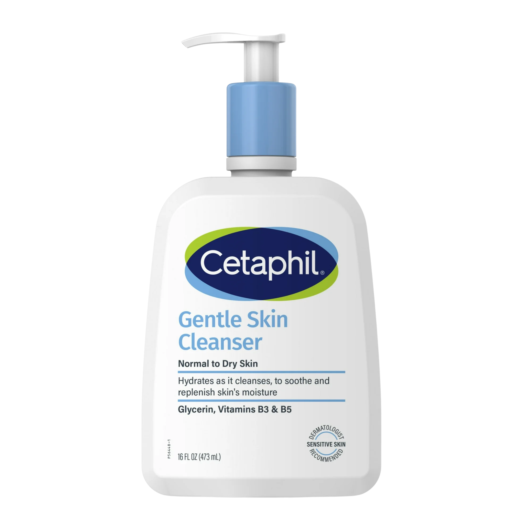 Cetaphil, Hydrating Gentle Skin Cleanser, Face Wash for Dry to Normal Sensitive Skin, 16 oz - Pharmaful