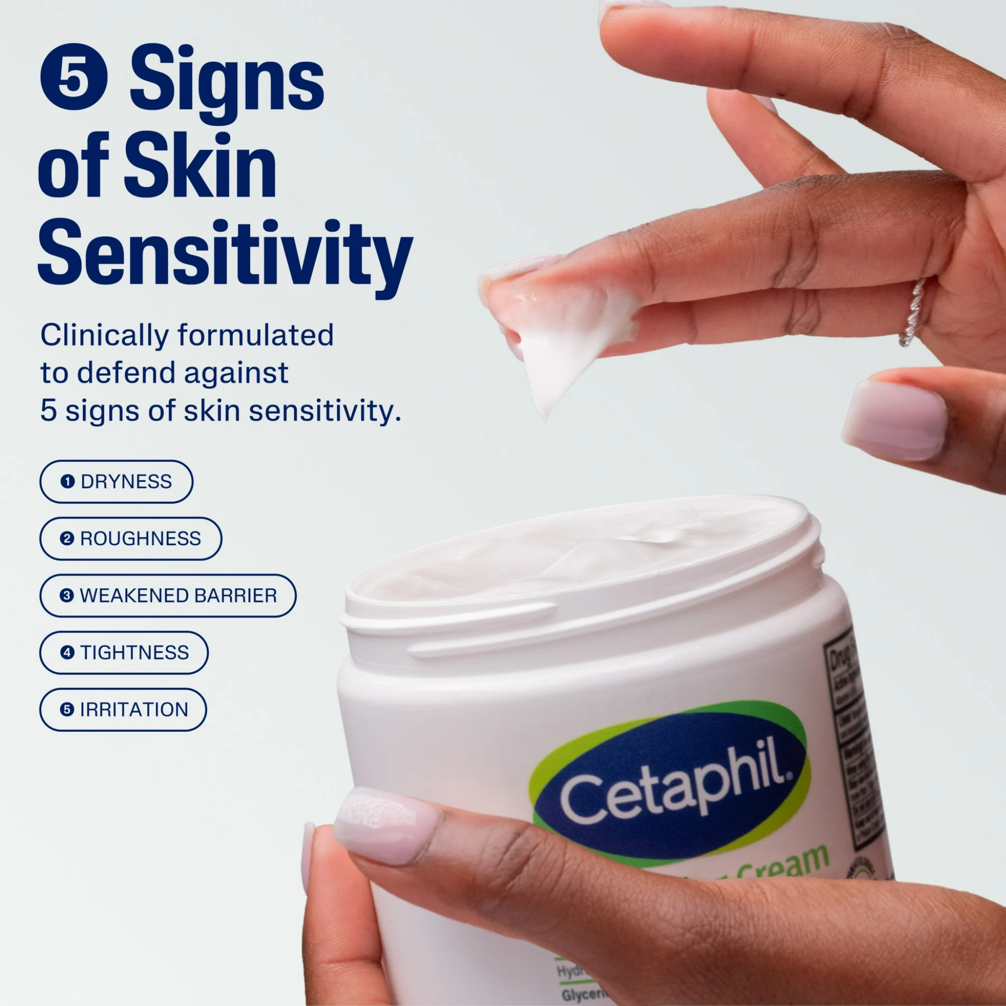 Cetaphil, Moisturizing Cream for Very Dry Skin, Unscented, Long-Lasting Hydration for Soft Skin, 16 fl oz - Pharmaful