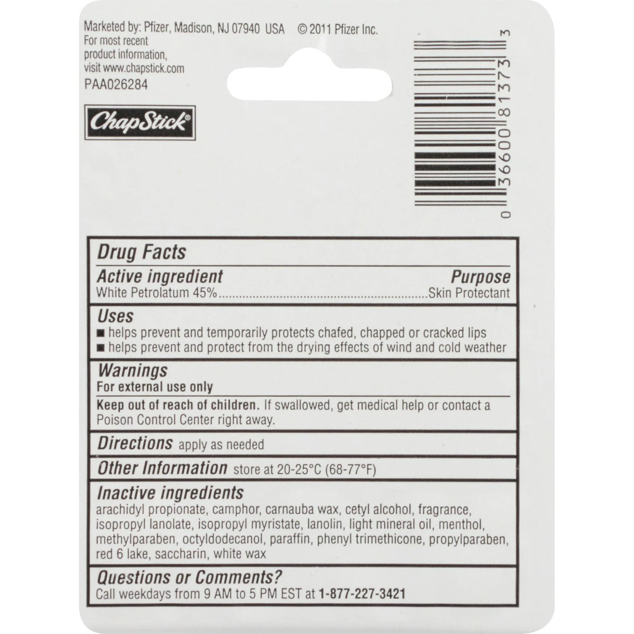 ChapStick Classic Cherry Skin Protectant 0.15 oz