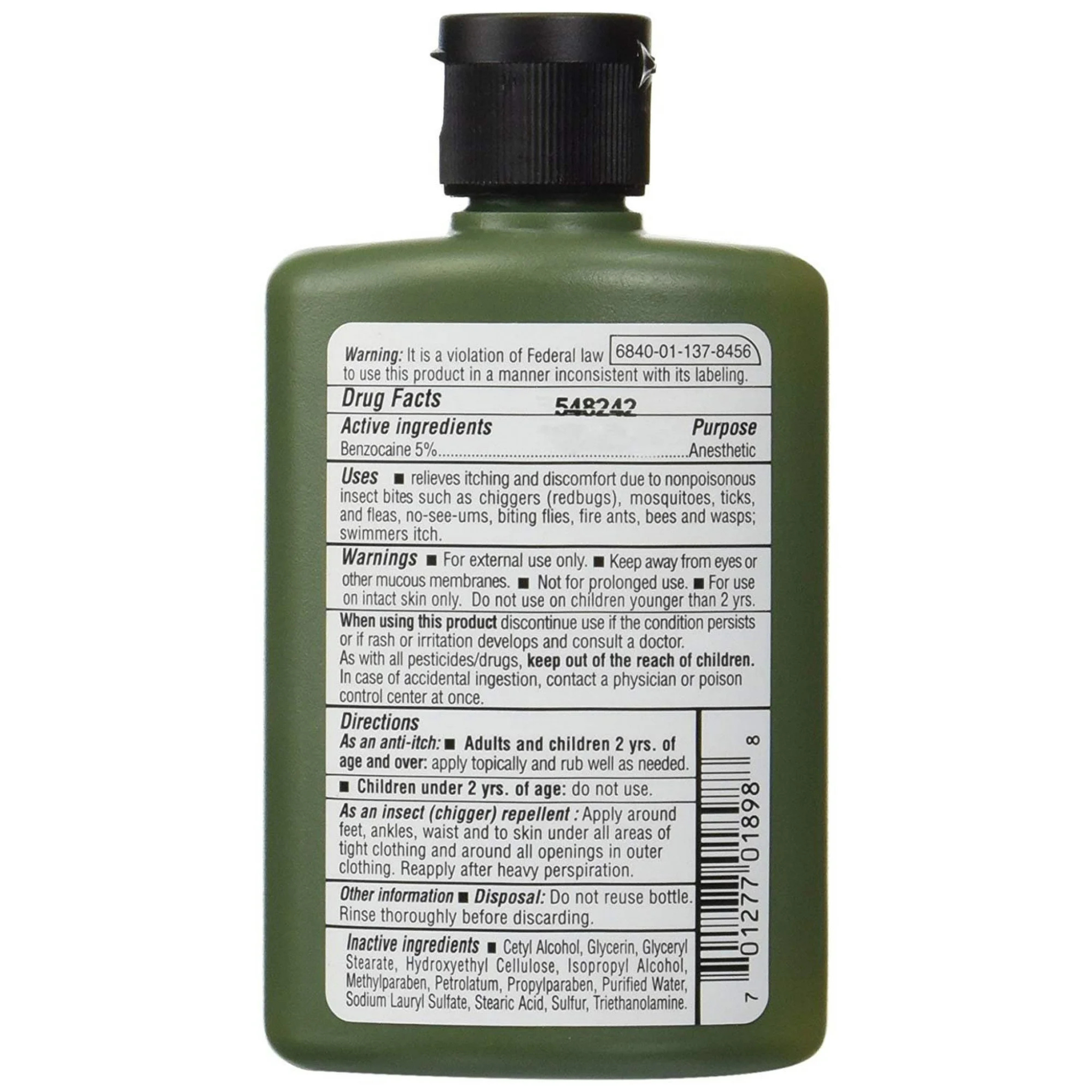 Chigg Away, Fast-Acting Insect Repellent Lotion, Effective Protection Against Chiggers and Other Bugs, 4 fl oz