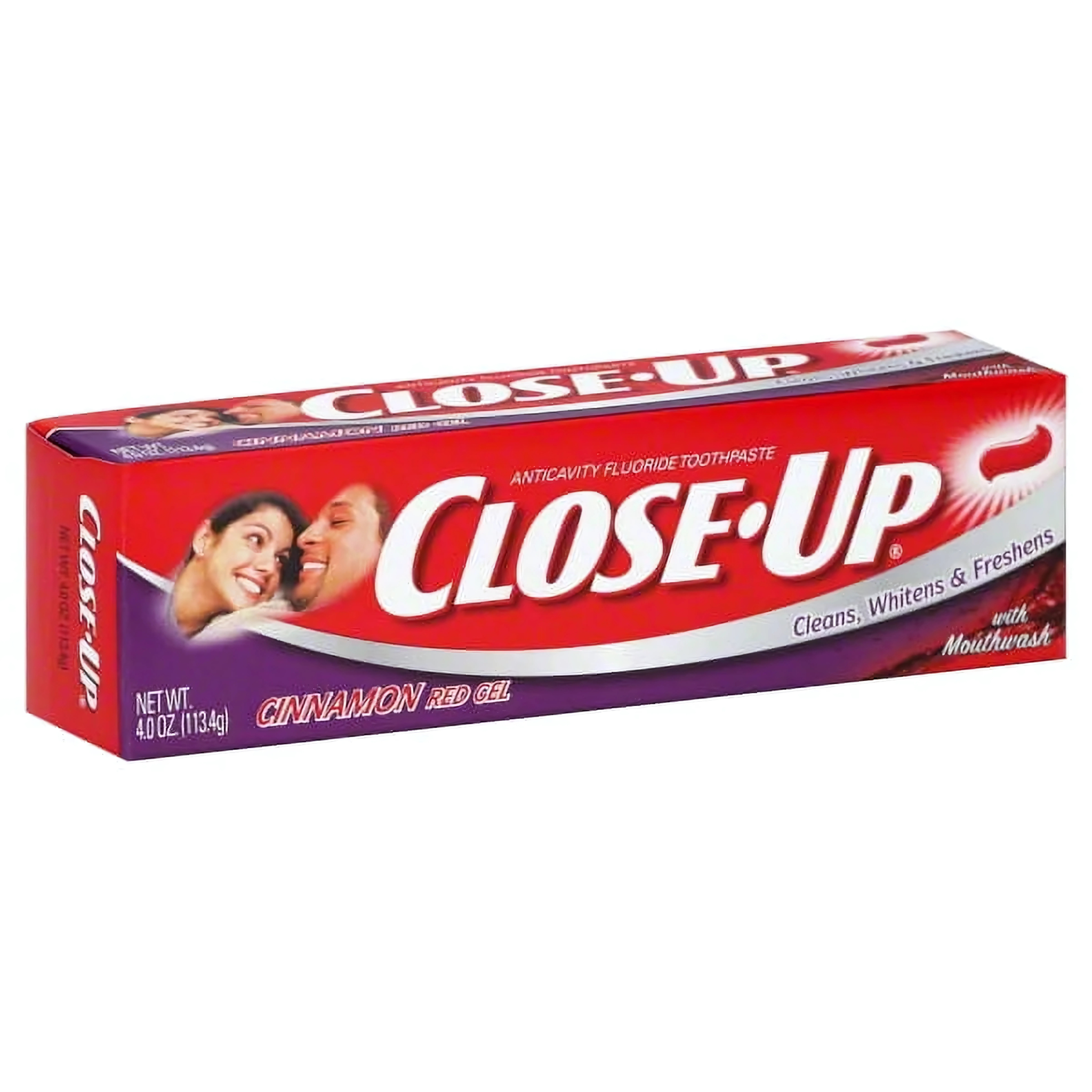 Close-Up, Freshening Gel with Mouthwash, Refreshing Toothpaste for Clean Teeth and Fresh Breath, 4 oz