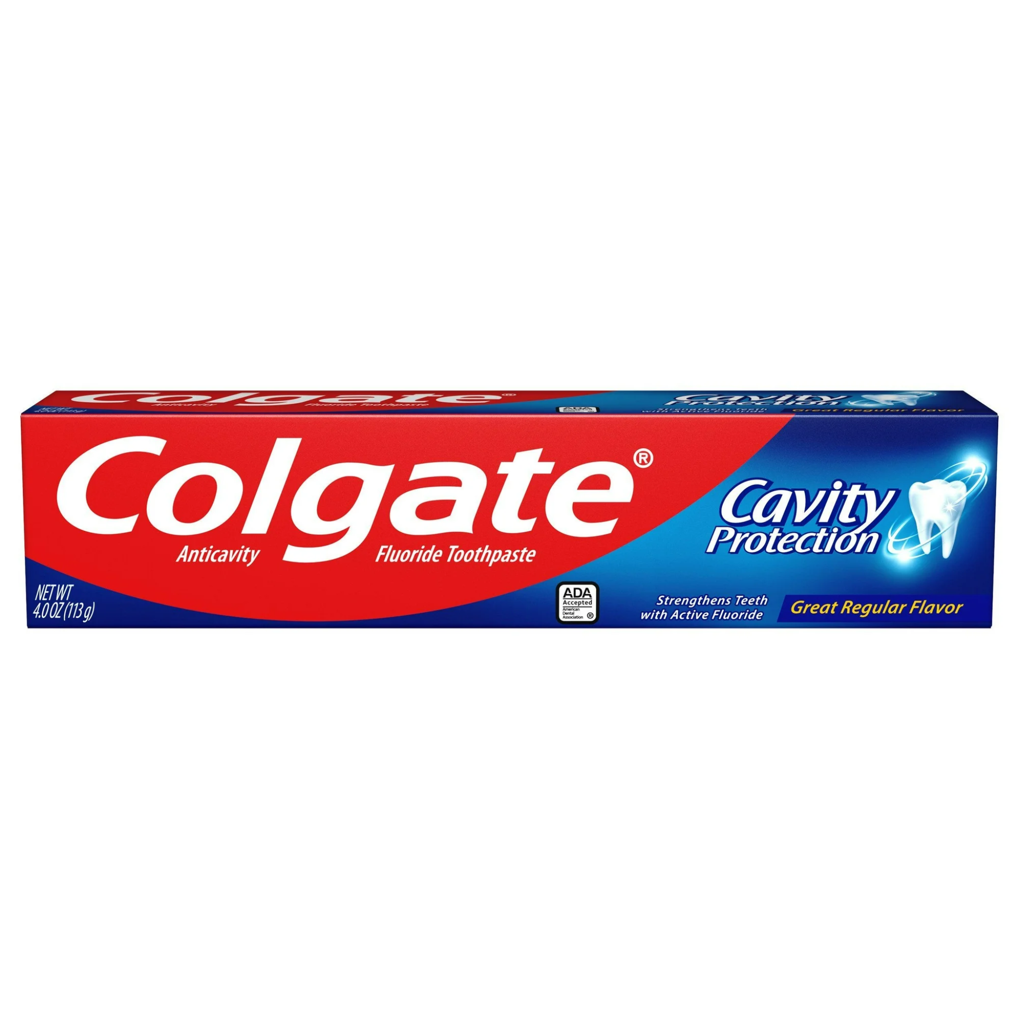 Colgate, Cavity Protection Anticavity Toothpaste, Helps Prevent Cavities and Strengthen Enamel, 4 oz