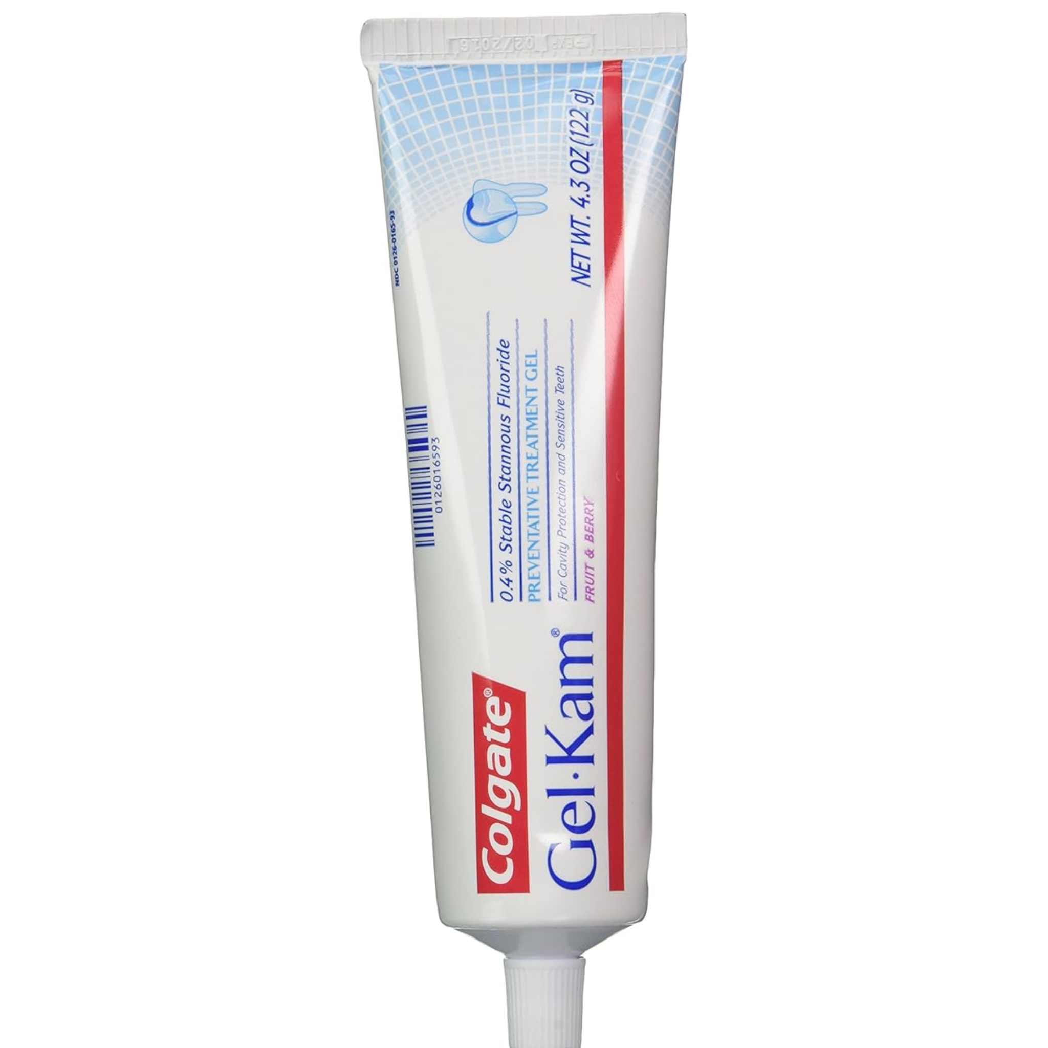 Colgate, Gel-Kam Fluoride Preventative Treatment Gel, Fruit and Berry Flavor, Protects Against Cavities, 4.3 oz