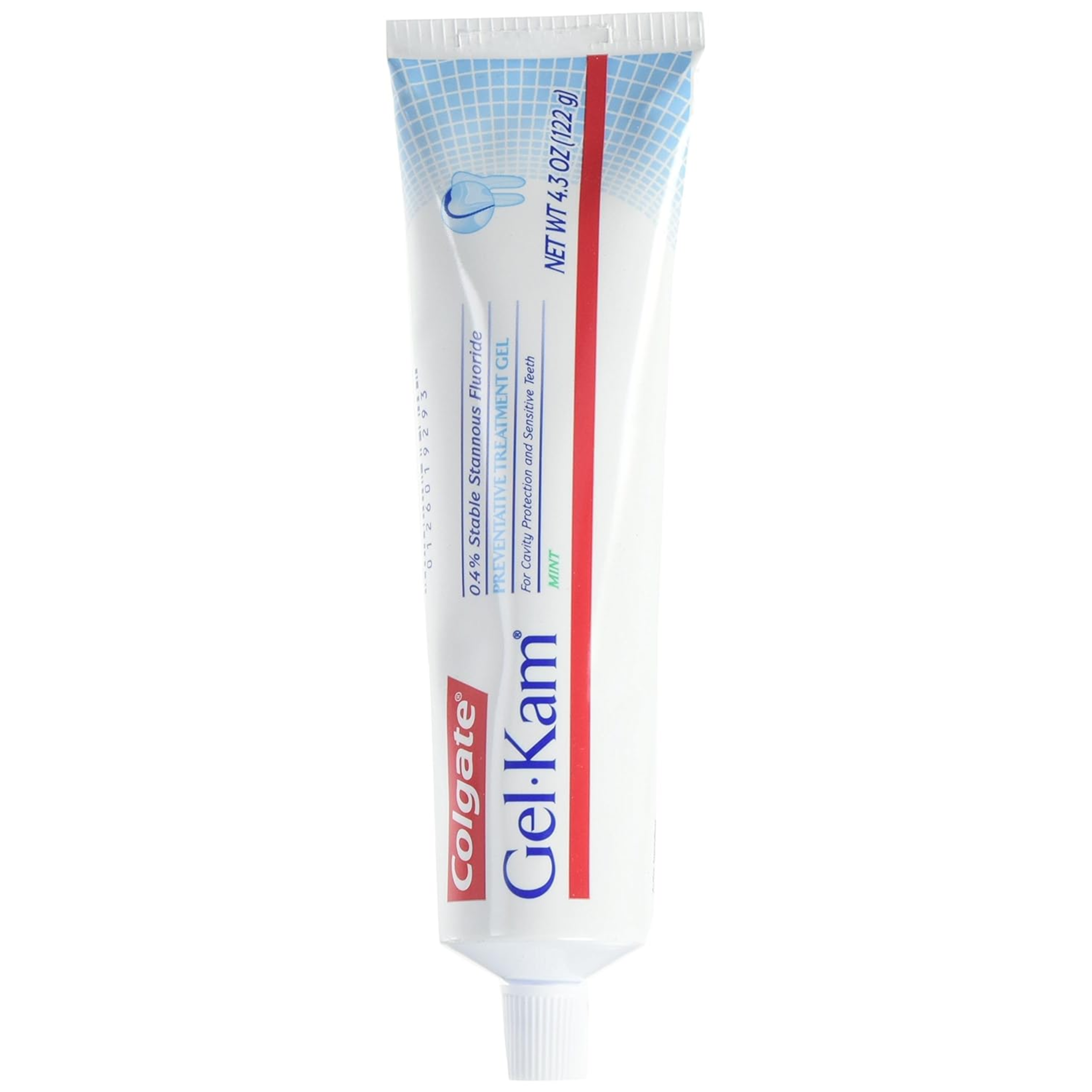 Colgate, Gel-Kam Fluoride Preventive Treatment Gel, Mint Flavor, Cavity Protection, 4.30 Ounce Tube