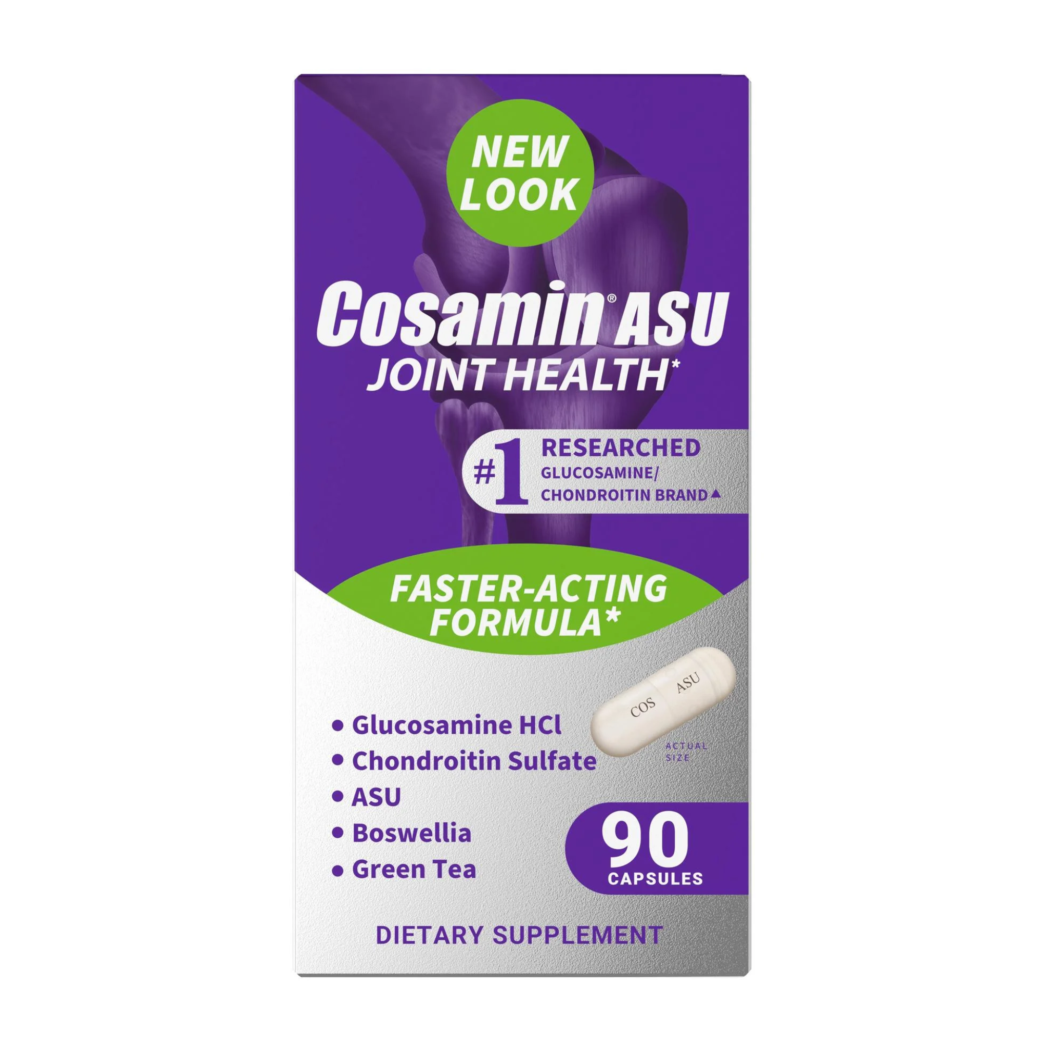 Cosamin ASU, Joint Health Support, Glucosamine & Chondroitin with ASU Complex, 90 Capsules