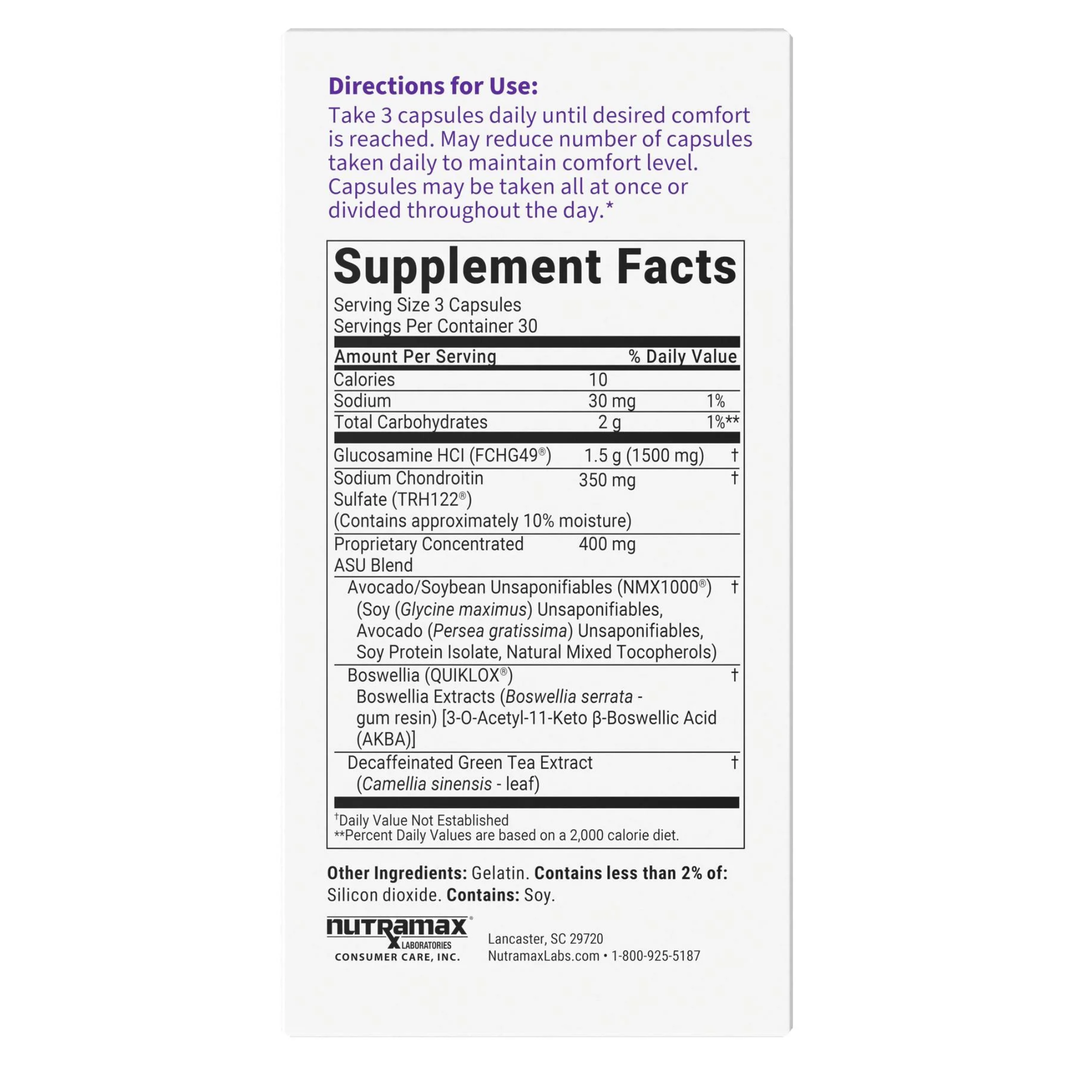 Cosamin ASU, Joint Health Support, Glucosamine & Chondroitin with ASU Complex, 90 Capsules