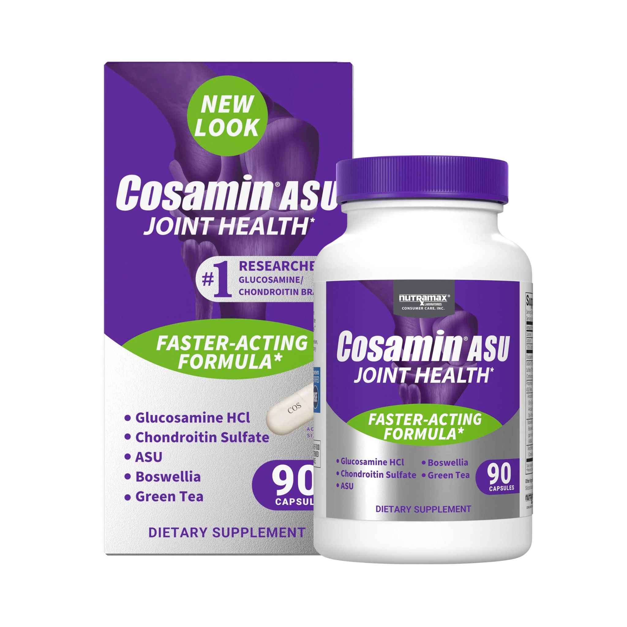 Cosamin ASU, Joint Health Support, Glucosamine & Chondroitin with ASU Complex, 90 Capsules