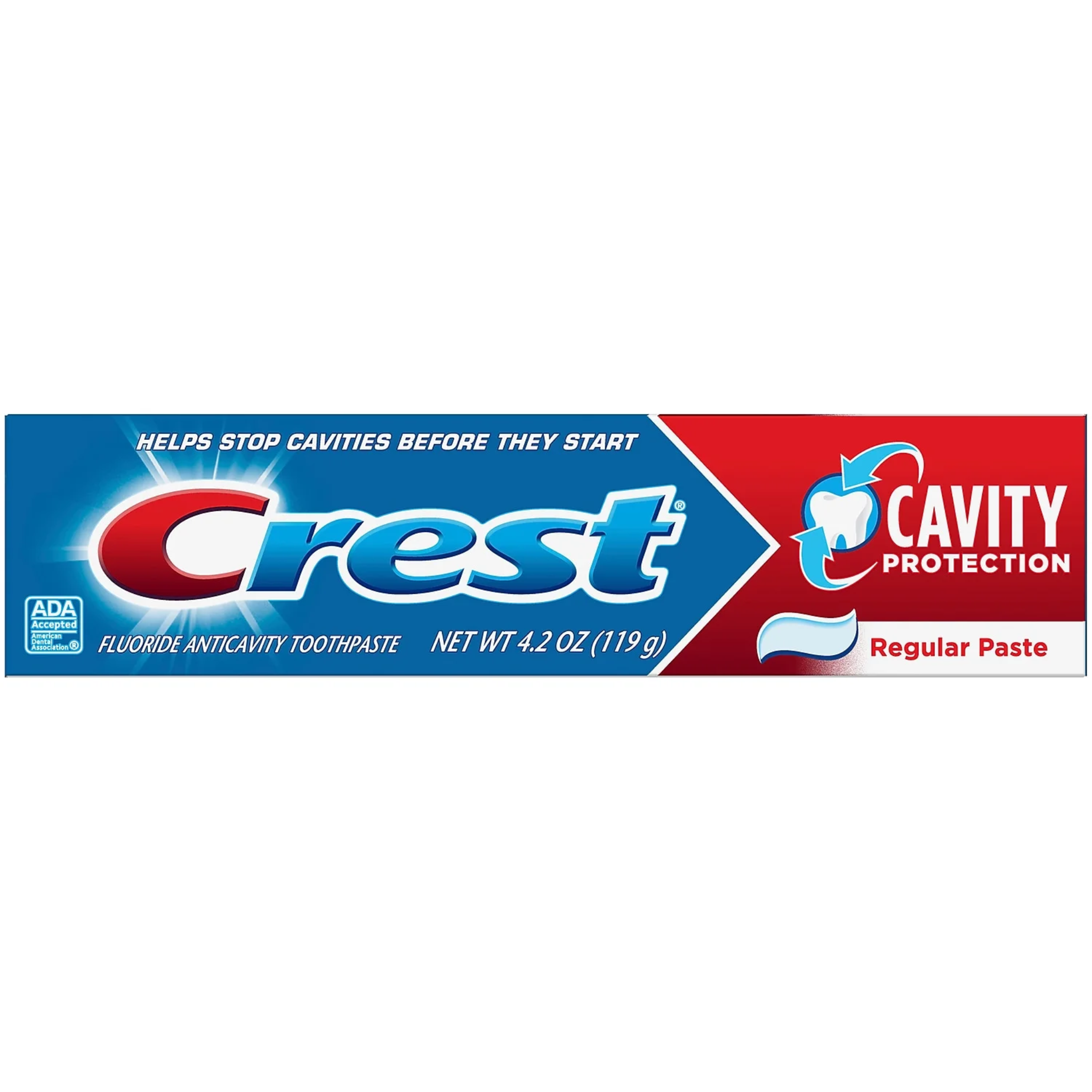 Crest, Cavity Protection Toothpaste, Regular Paste Formula for Cavity Defense and Fresh Breath, 4.2 oz