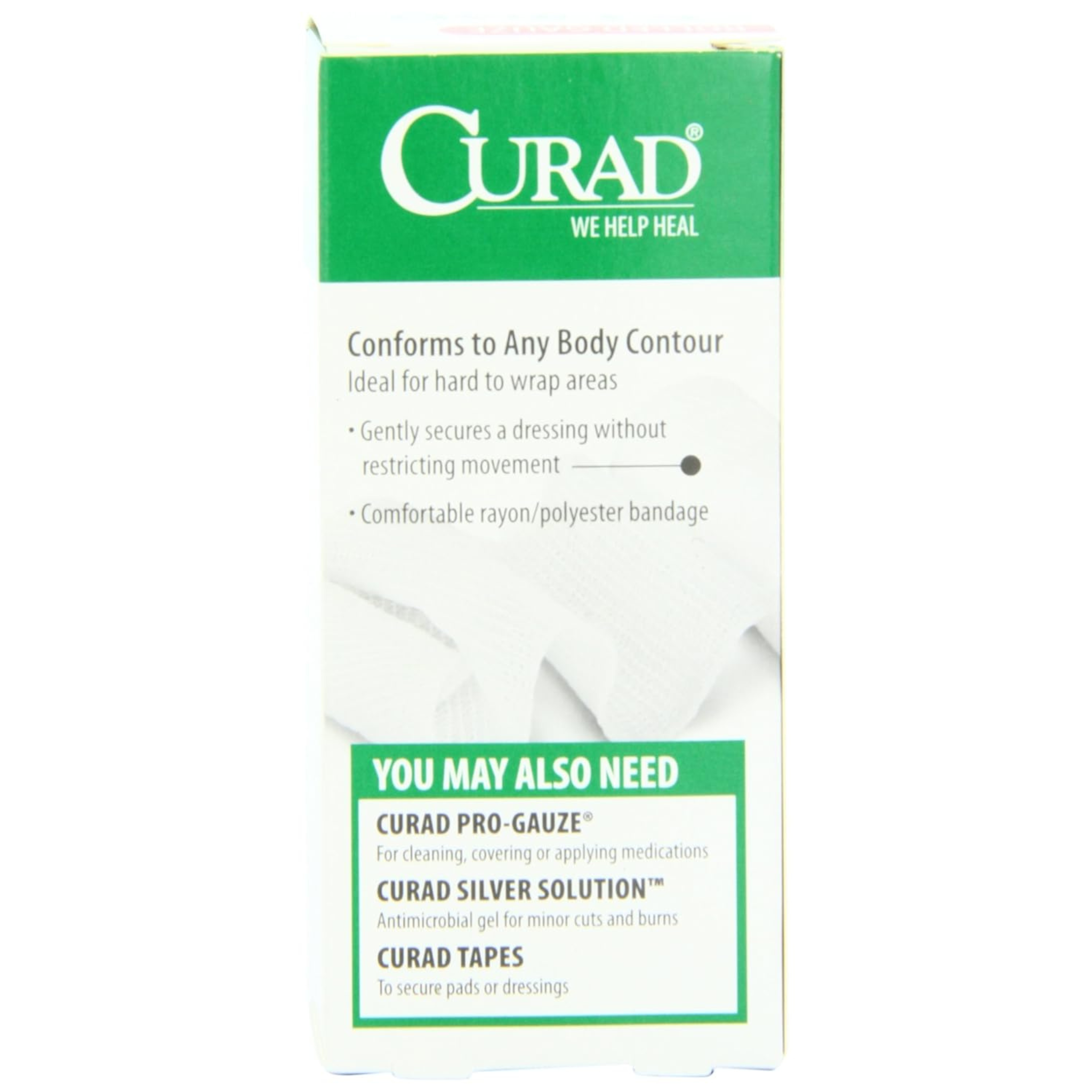 Curad Stretched Rolled Gauze, 4 Inches X 4.1 Yards, 1 Roll