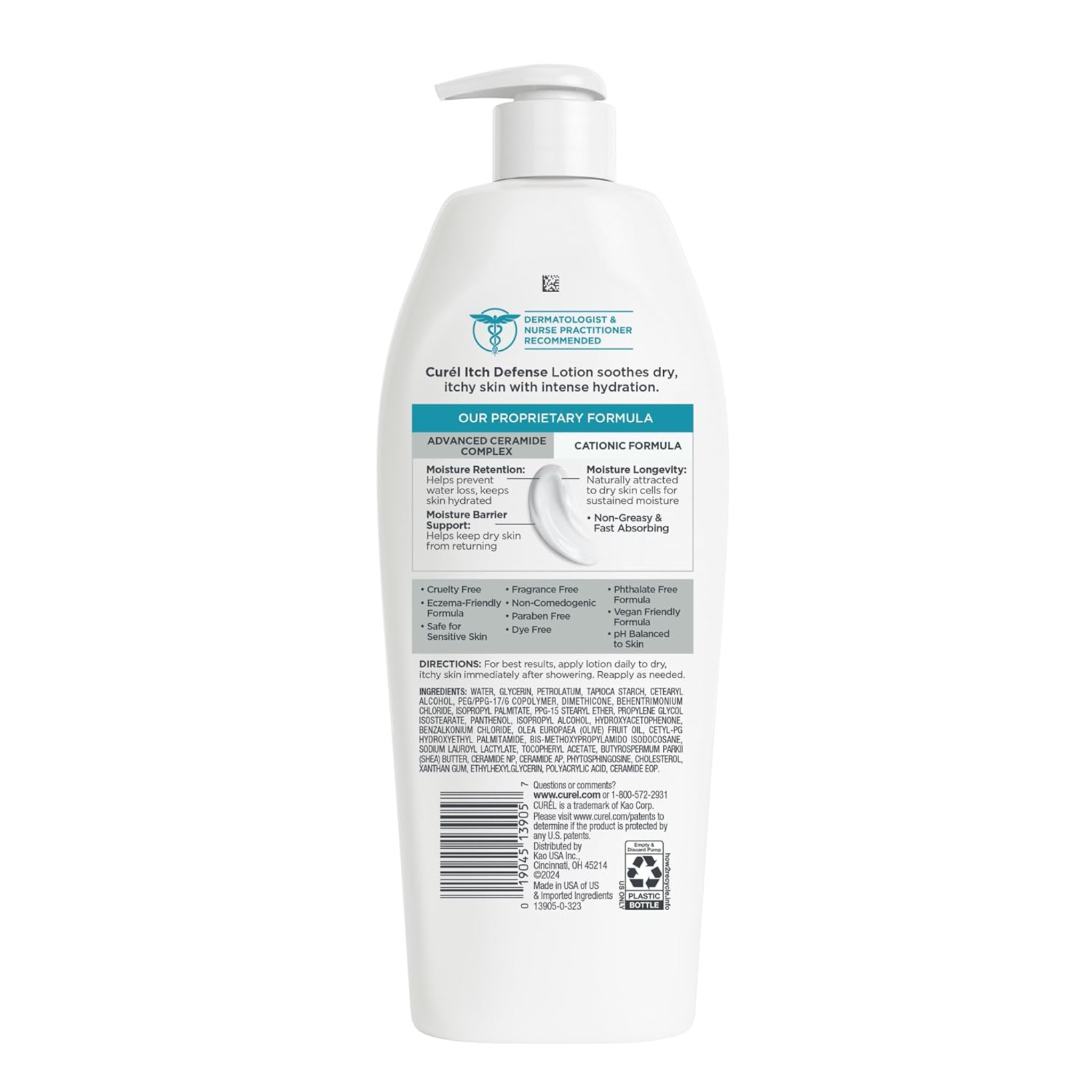 Curél®, Itch Defense Calming Body Lotion for Dry, Itchy Skin, 13 fl oz - Pharmaful