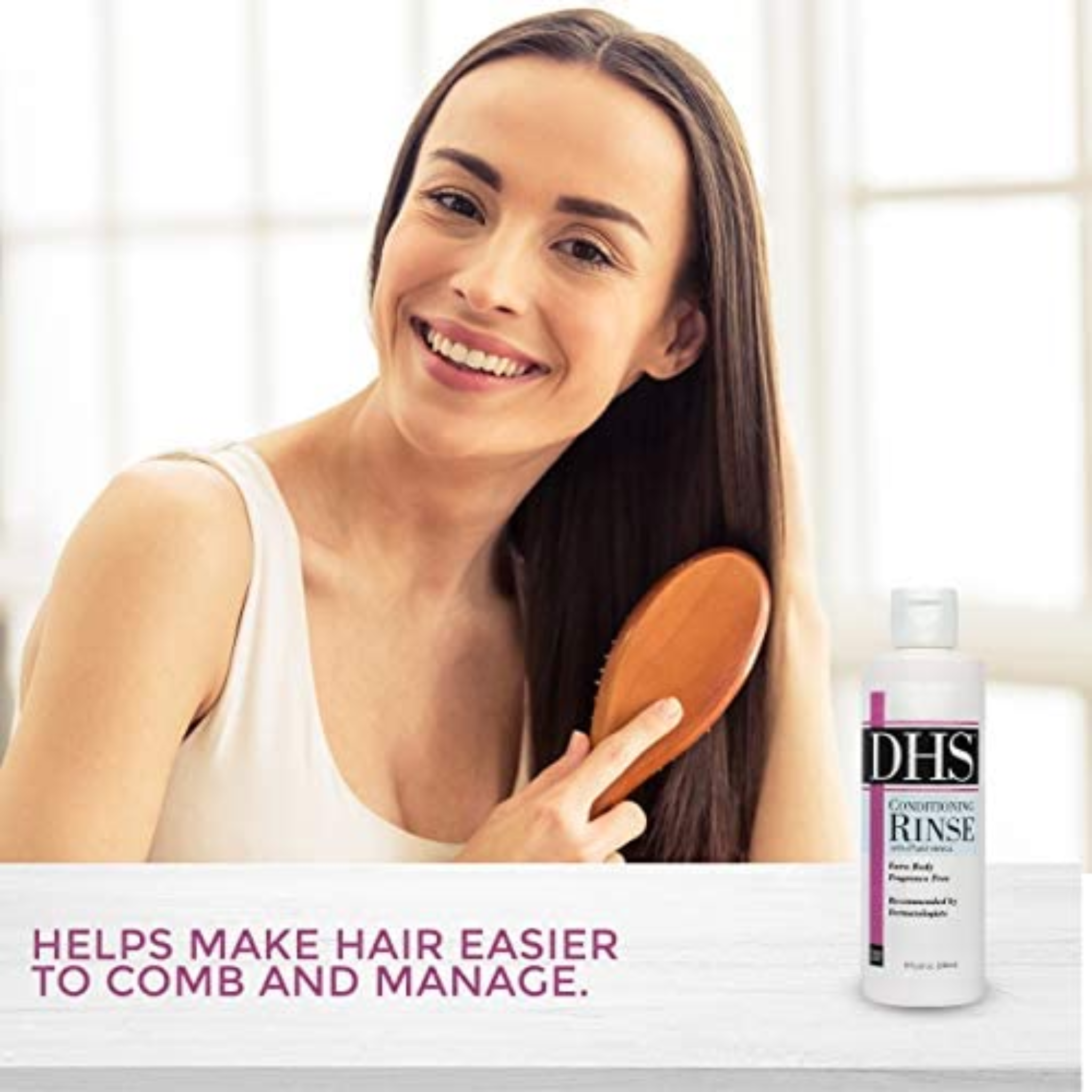 DHS, Conditioning Rinse, Fragrance-Free Extra Body for Enhanced Volume, 8 oz