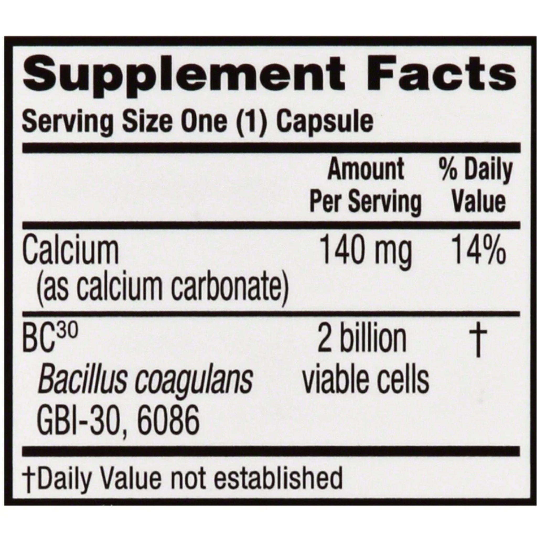 Digestive Advantage, Daily Probiotic, Capsule 30 ct.