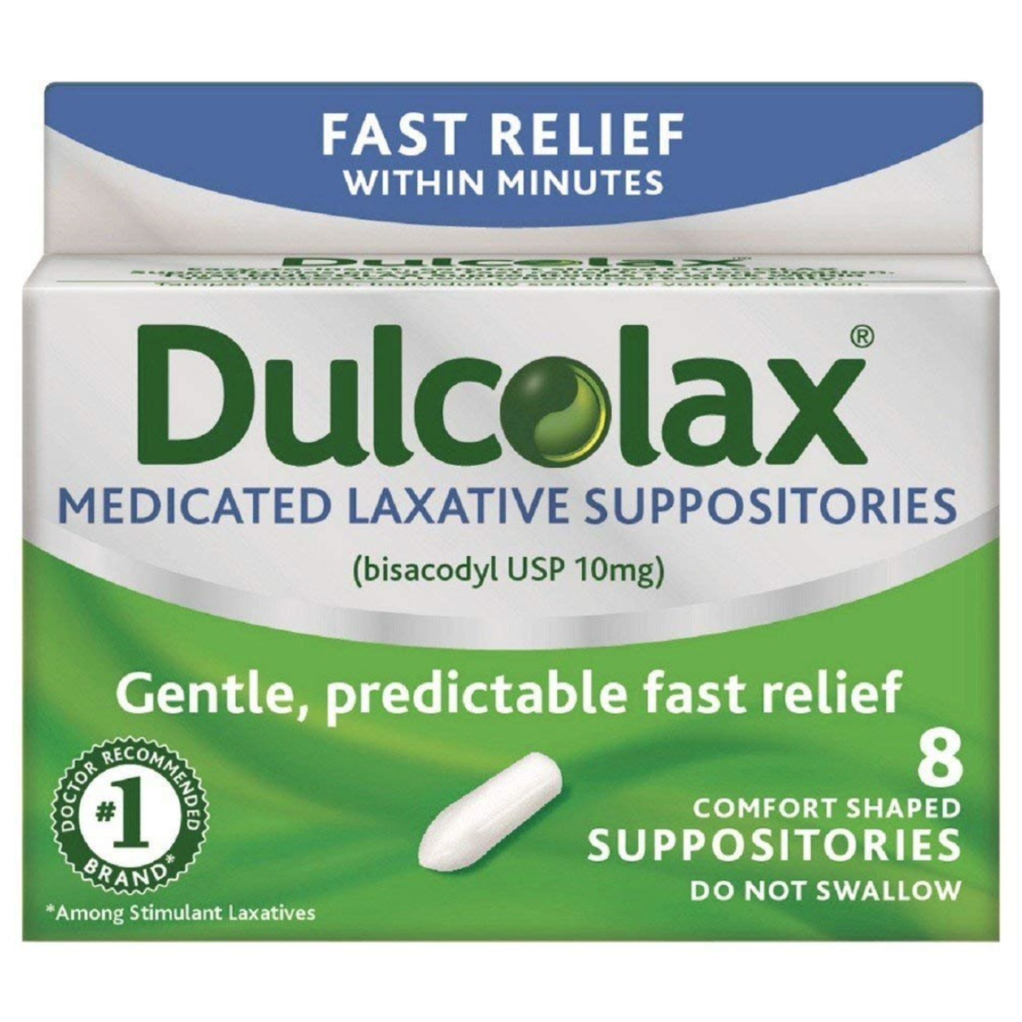 Dulcolax Laxative Suppositories 8 ea
