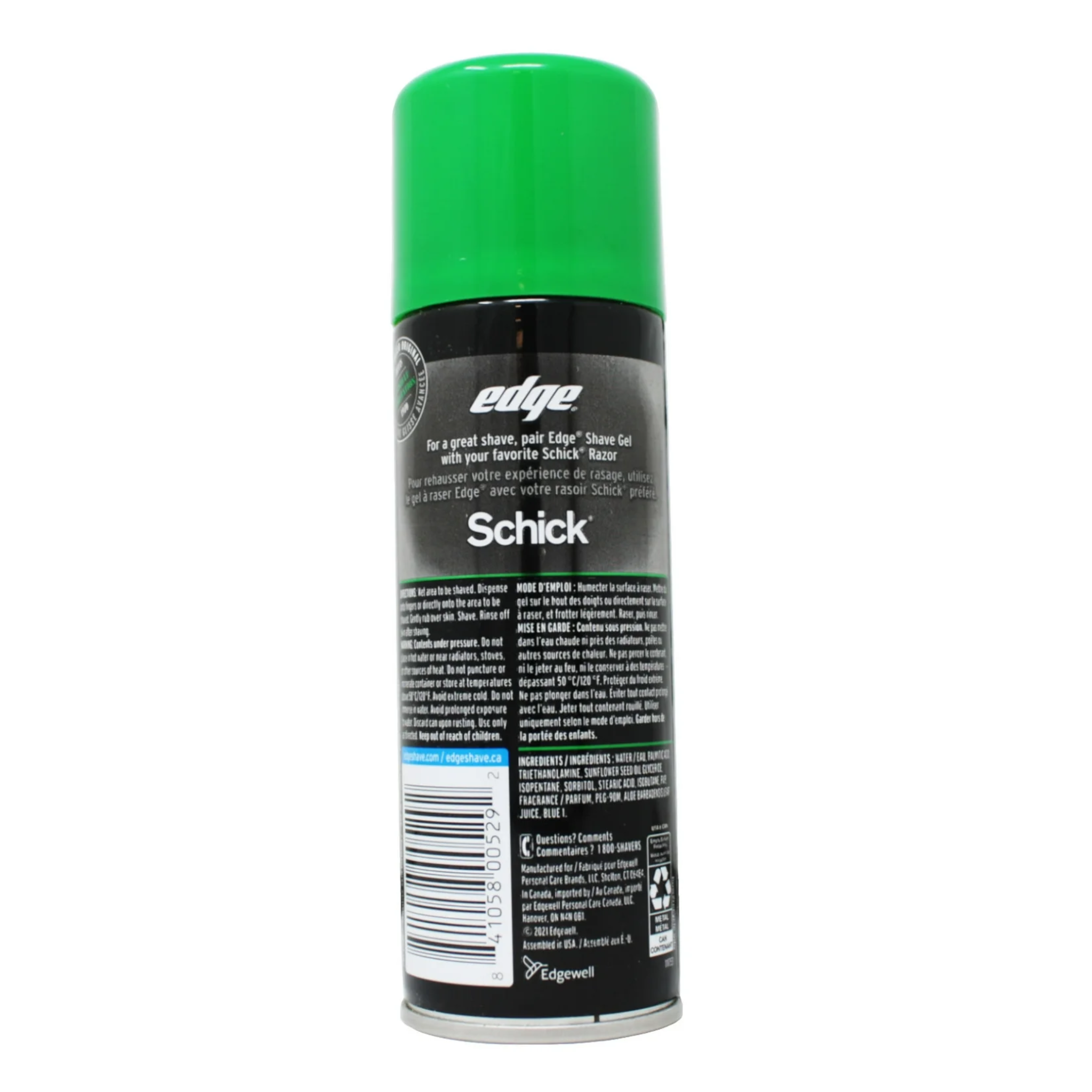 Edge, Soothing Aloe Shave Gel for Men, Hydrating and Refreshing Formula, 7 oz