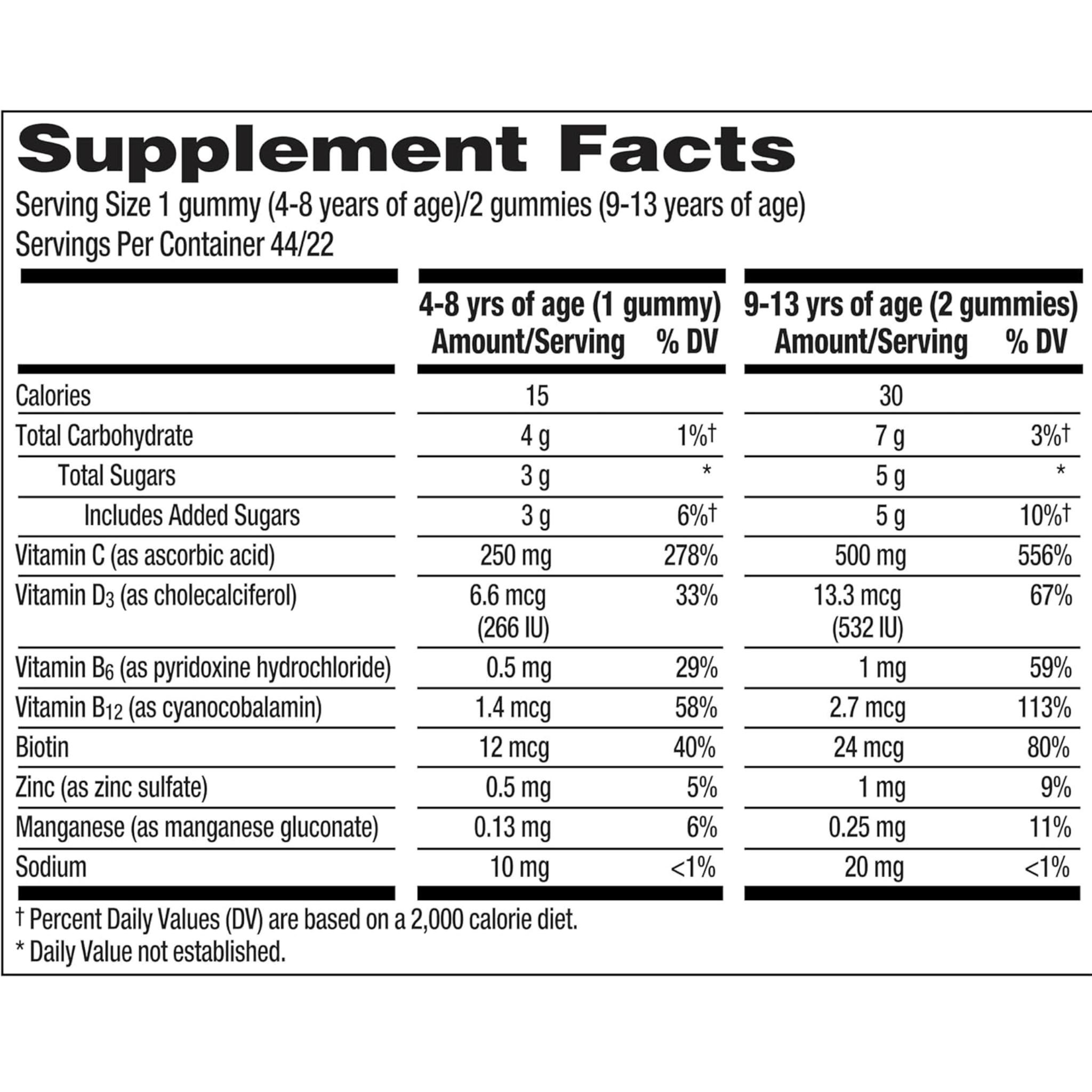 Emergen-C, Kidz Immune+ Gummies, Immune Support with Vitamin C, B Vitamins & D, Fun-Tastic Fruit Flavor, 44 Count