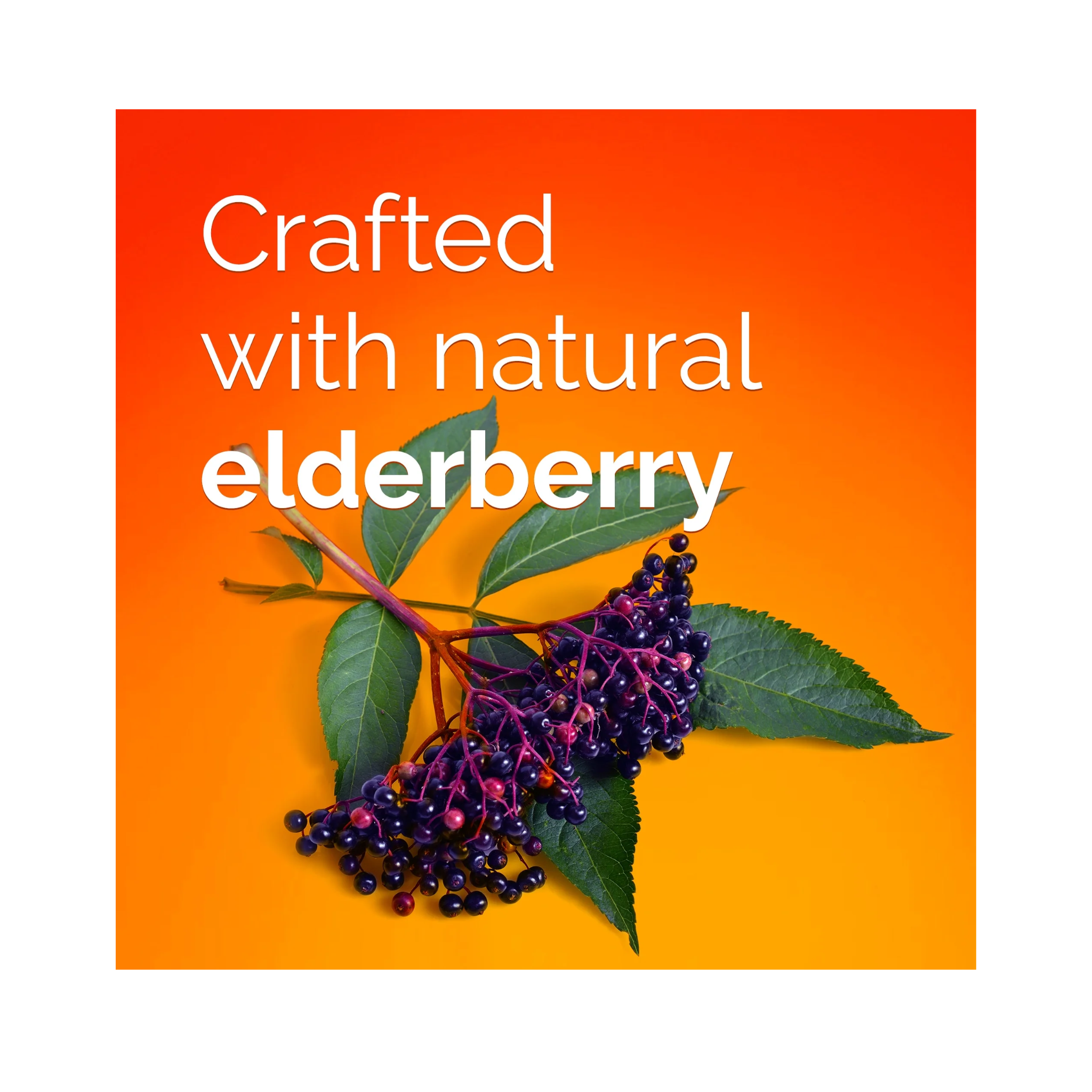 Emergen-C, High Potency Vitamin C Fizzy Drink Mix, Immune Support Supplement, Elderberry Flavor, 18 Ct