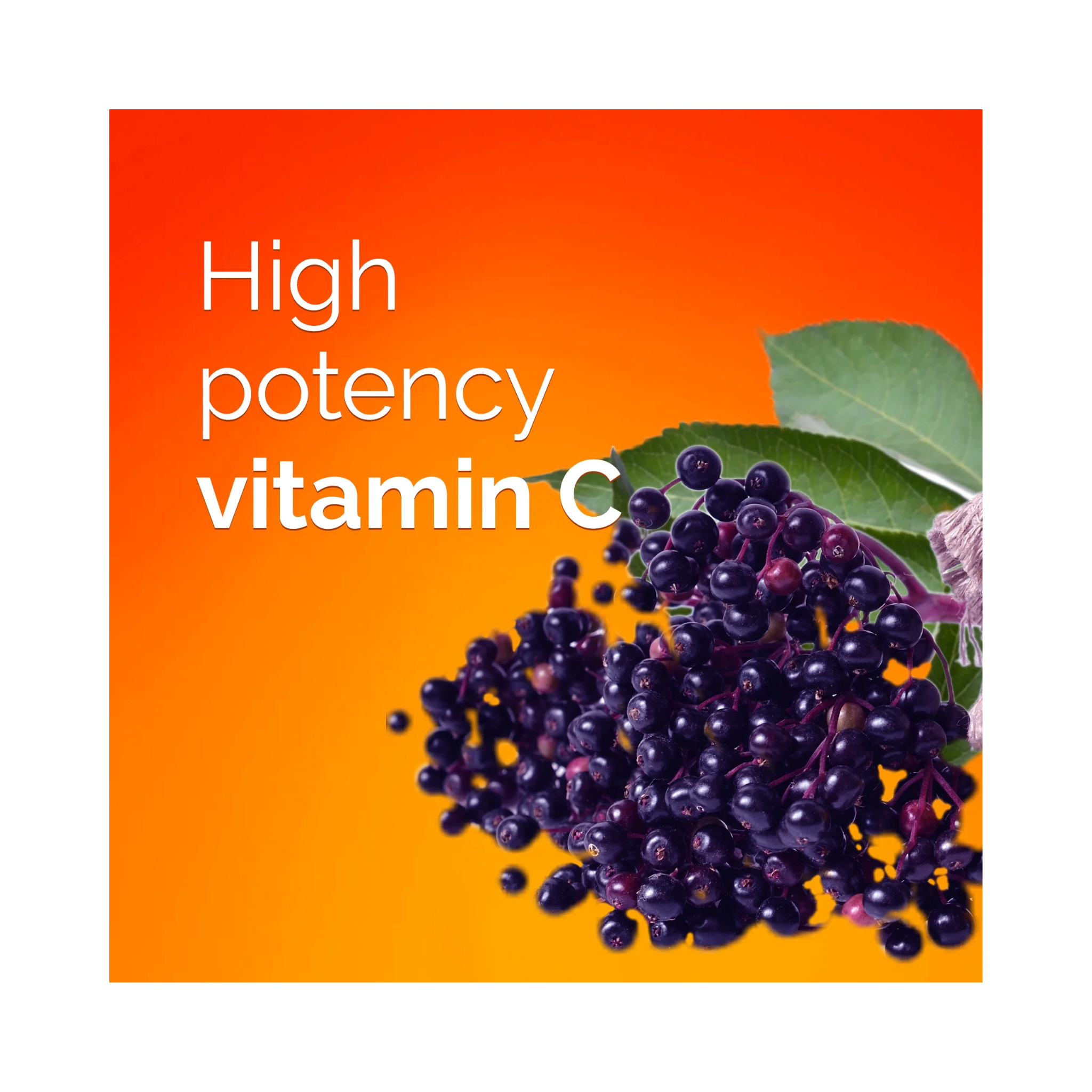 Emergen-C, High Potency Vitamin C Fizzy Drink Mix, Immune Support Supplement, Elderberry Flavor, 18 Ct