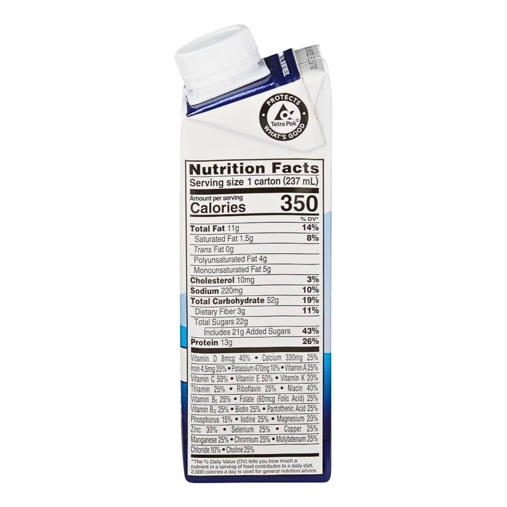 Ensure, Plus Nutritional Supplement, 16g Protein & 350 Calories, Chocolate, 8 fl oz, 24 Pack