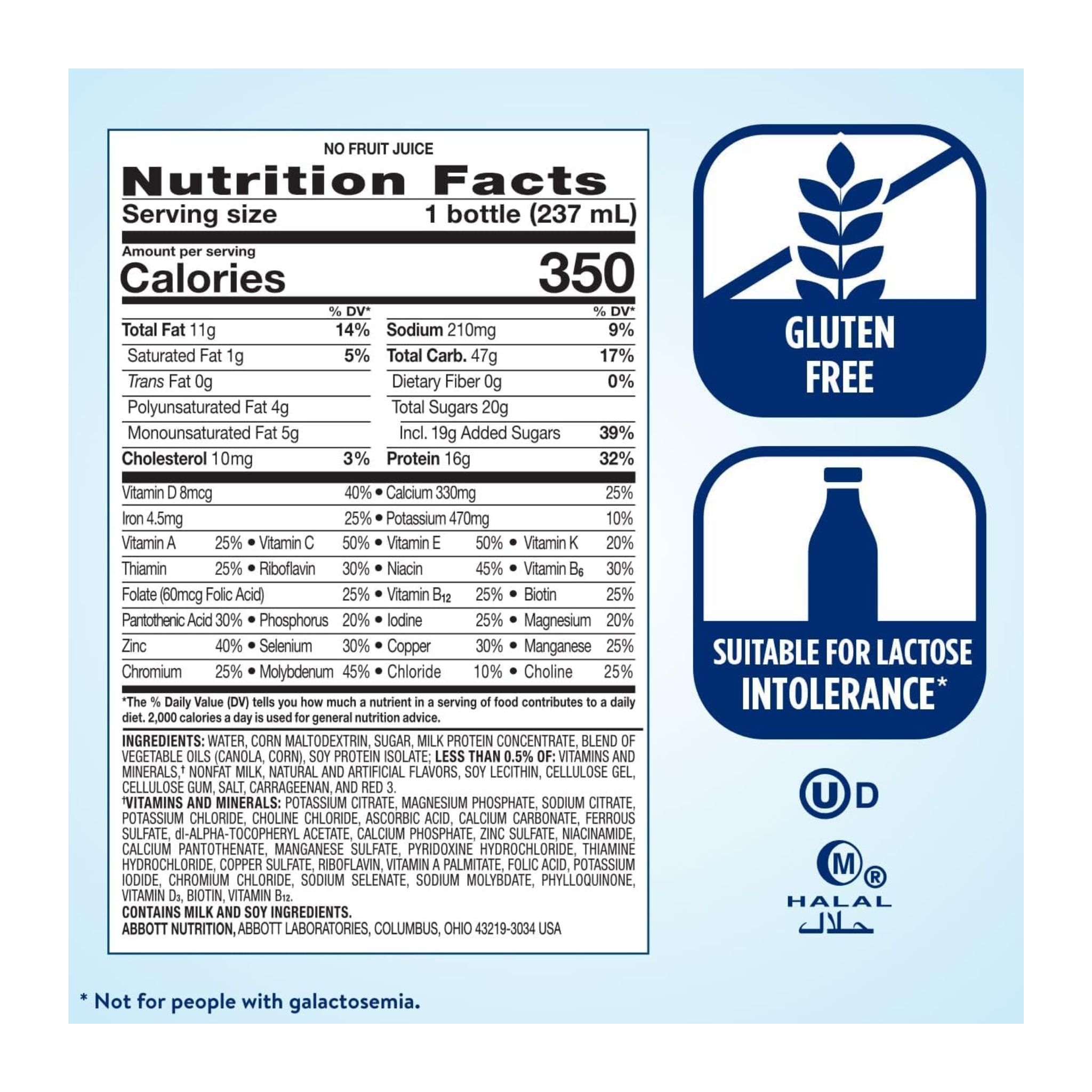 Ensure, Plus Strawberry Nutrition Shake, High-Protein Meal Replacement, 8 fl oz, 24 Pack