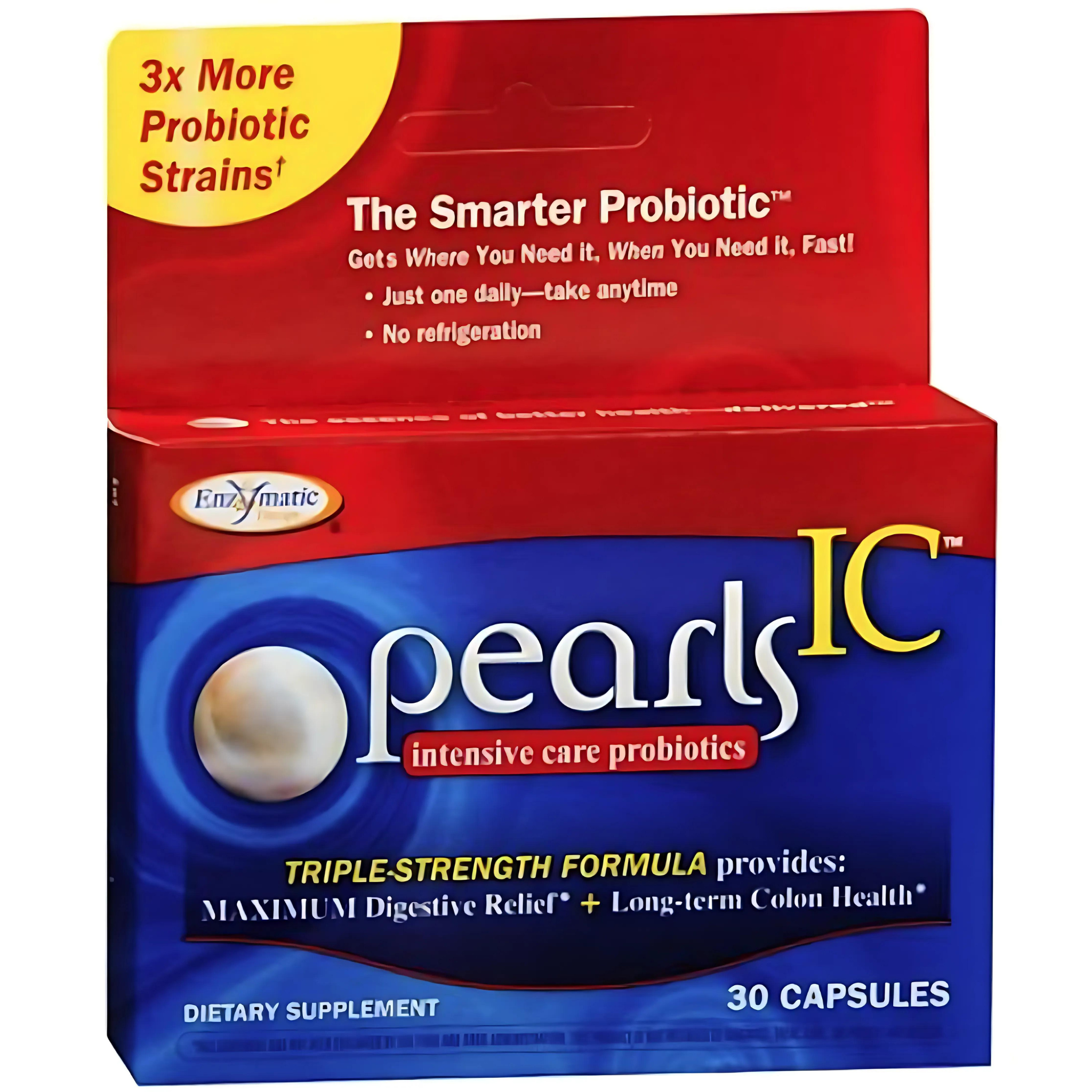 Enzymatic Therapy Pearls IC Intensive Care Probiotics, Capsules 30 ea