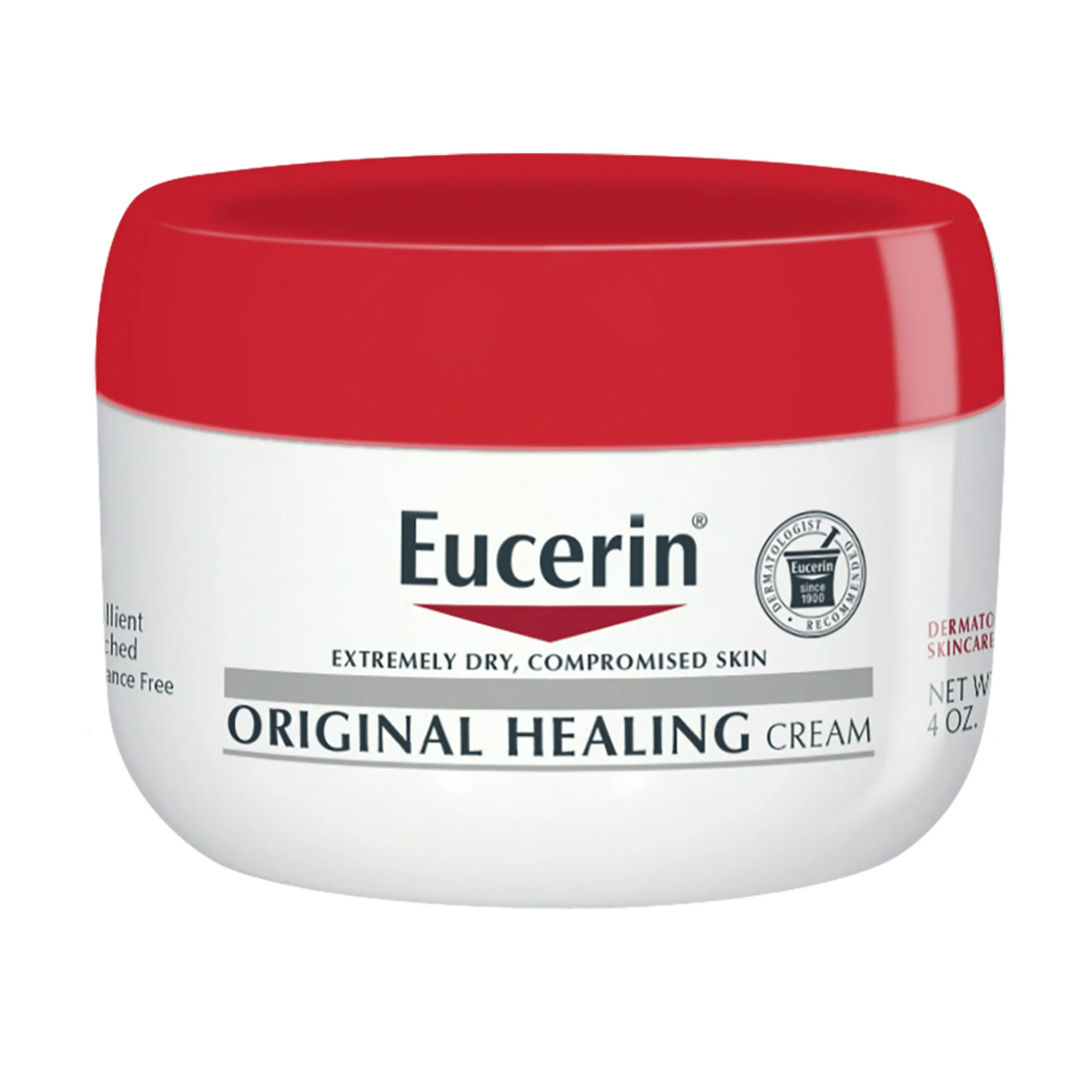 Eucerin, Original Healing Cream, Body Cream for Lasting Hydration and Dry Skin Relief, 4 oz Jar - Pharmaful