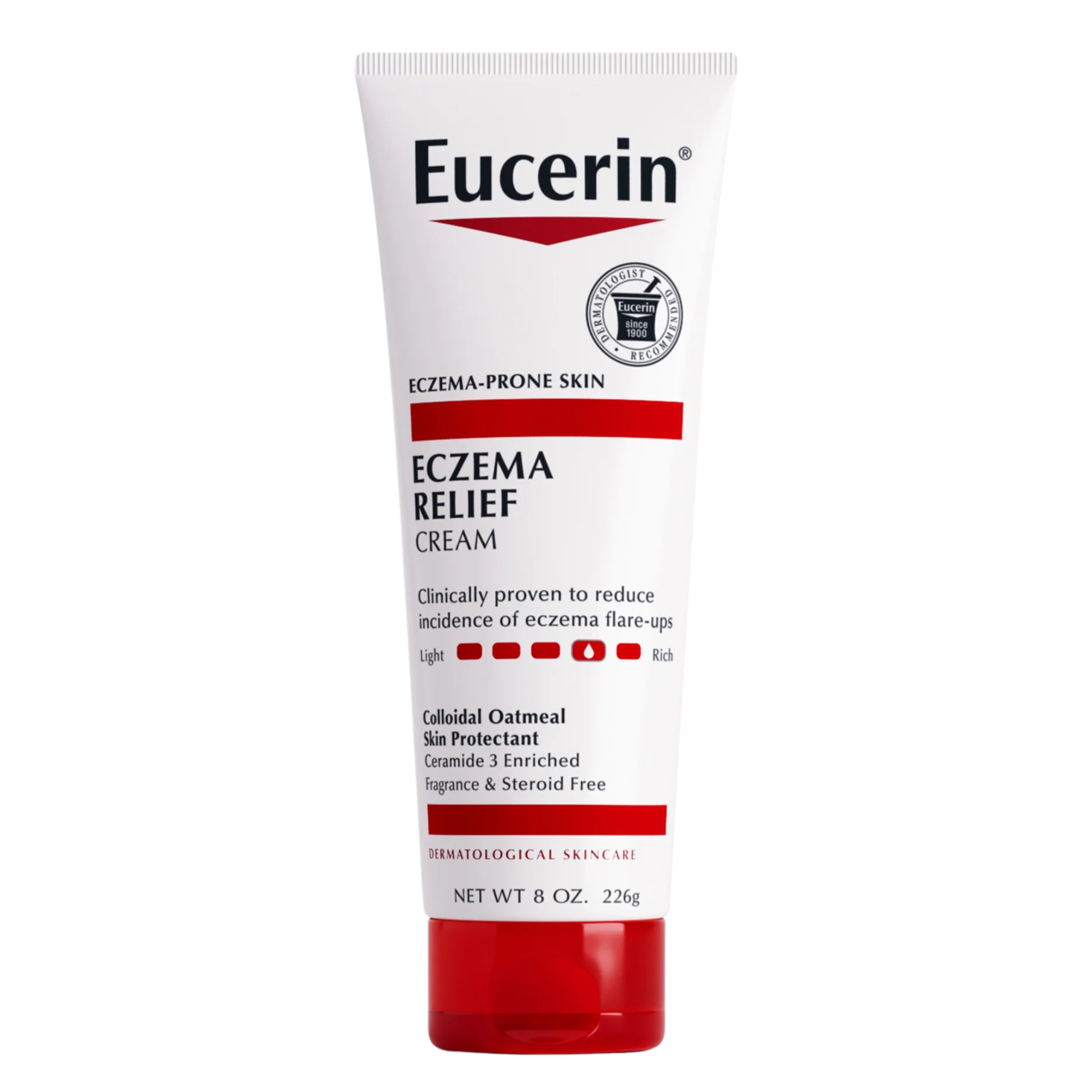 Eucerin, Eczema Relief Body Crème, Soothing Moisture for Itchy & Irritated Skin, 8 oz Jar